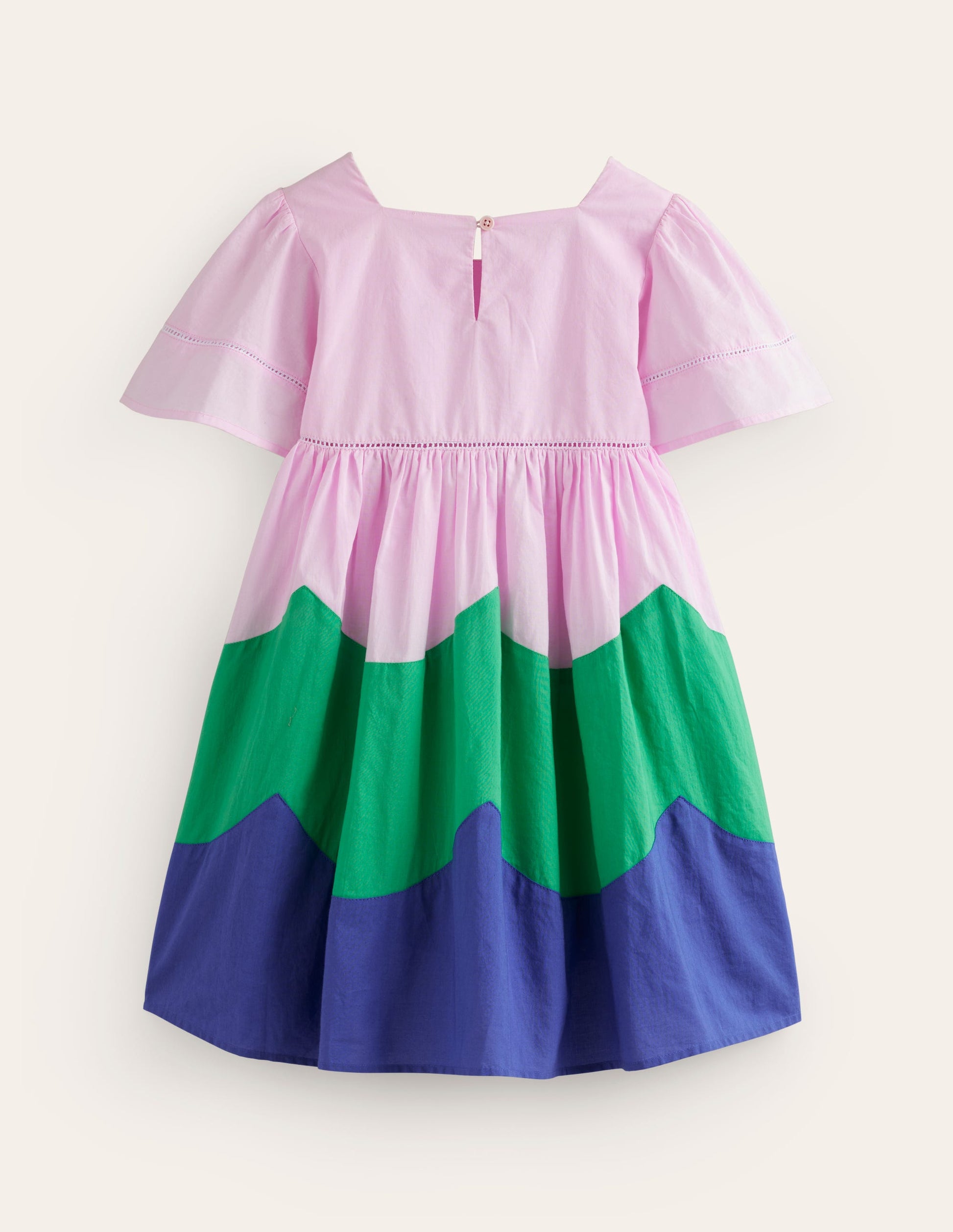 Leichtes Freizeitkleid-Zuckermandel Rosa Jakobsmuschel-2