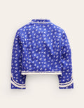Military Jacket-Indigo Sprig Floral