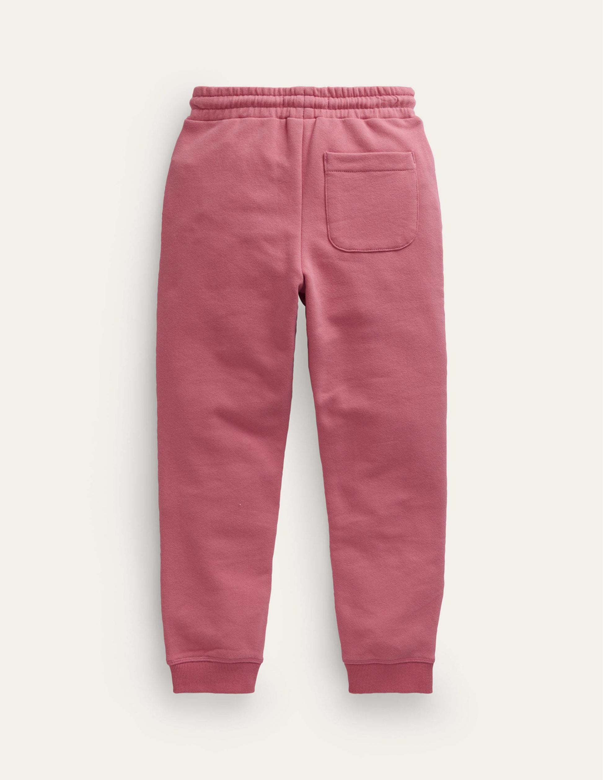 Bas de jogging à appliqué-Oiseau rose cosmos-2