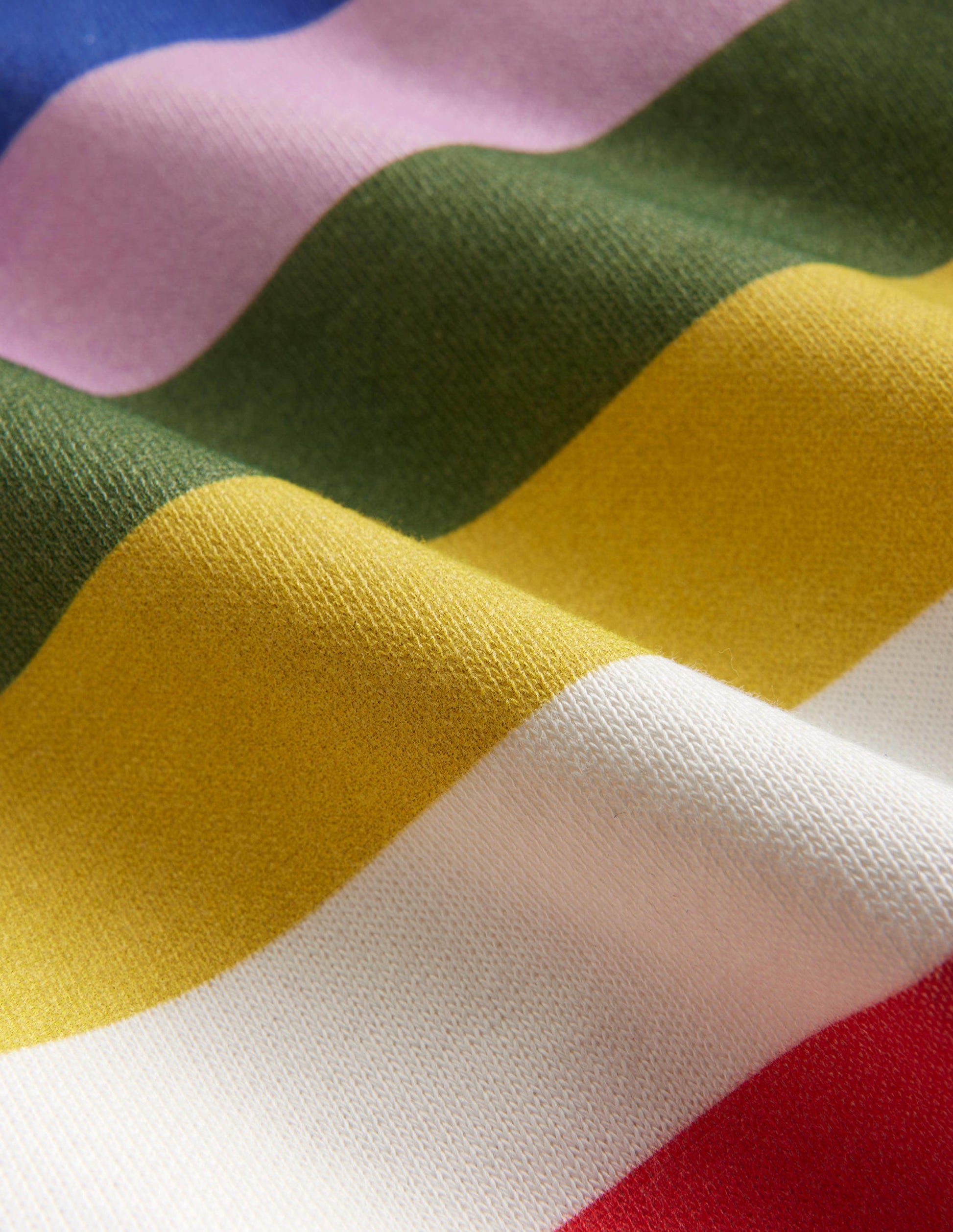 Printed Relaxed Sweatshirt-Multi Stripe-3