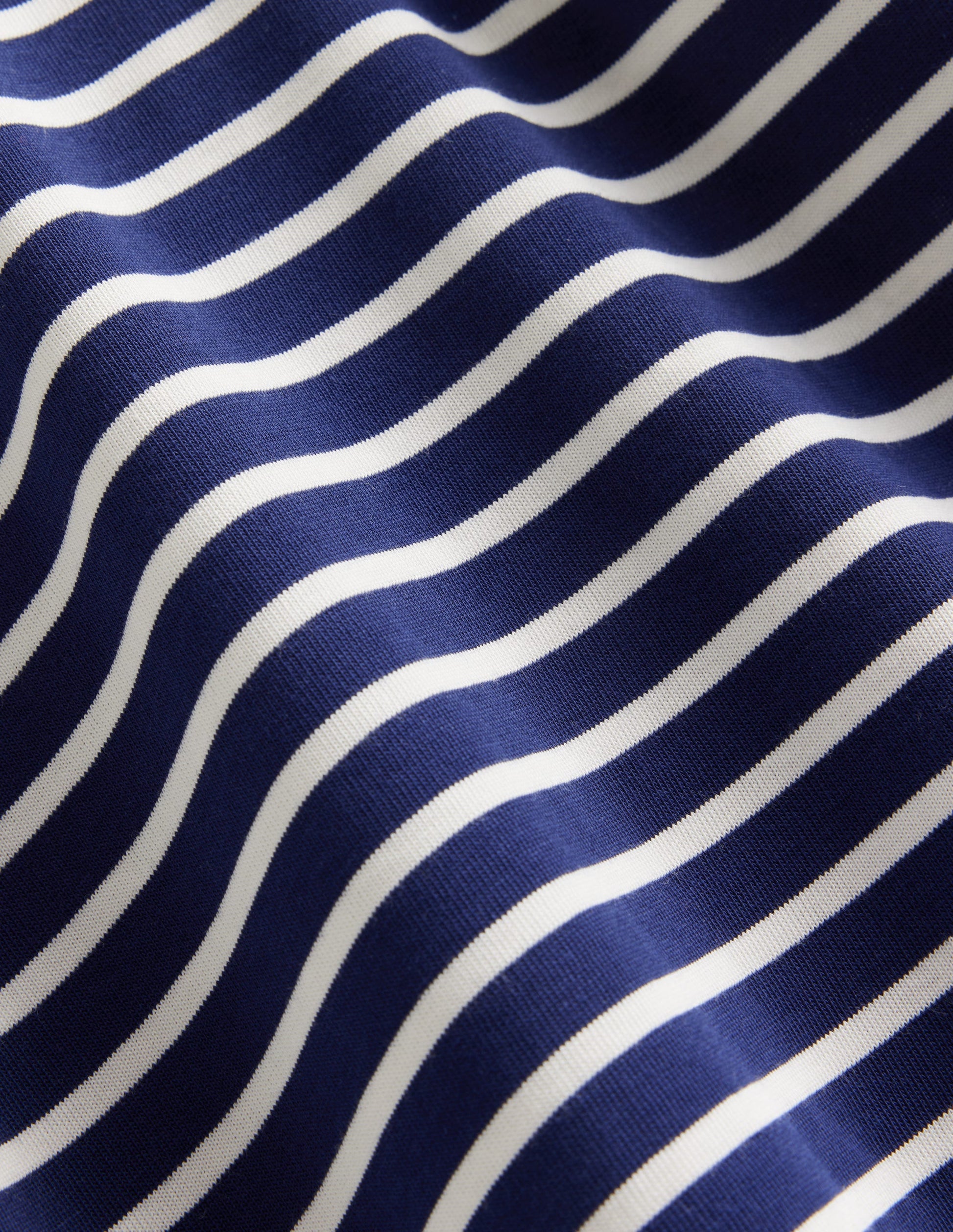 Robe façon marinière fun-Bleu saphir/ivoire-3