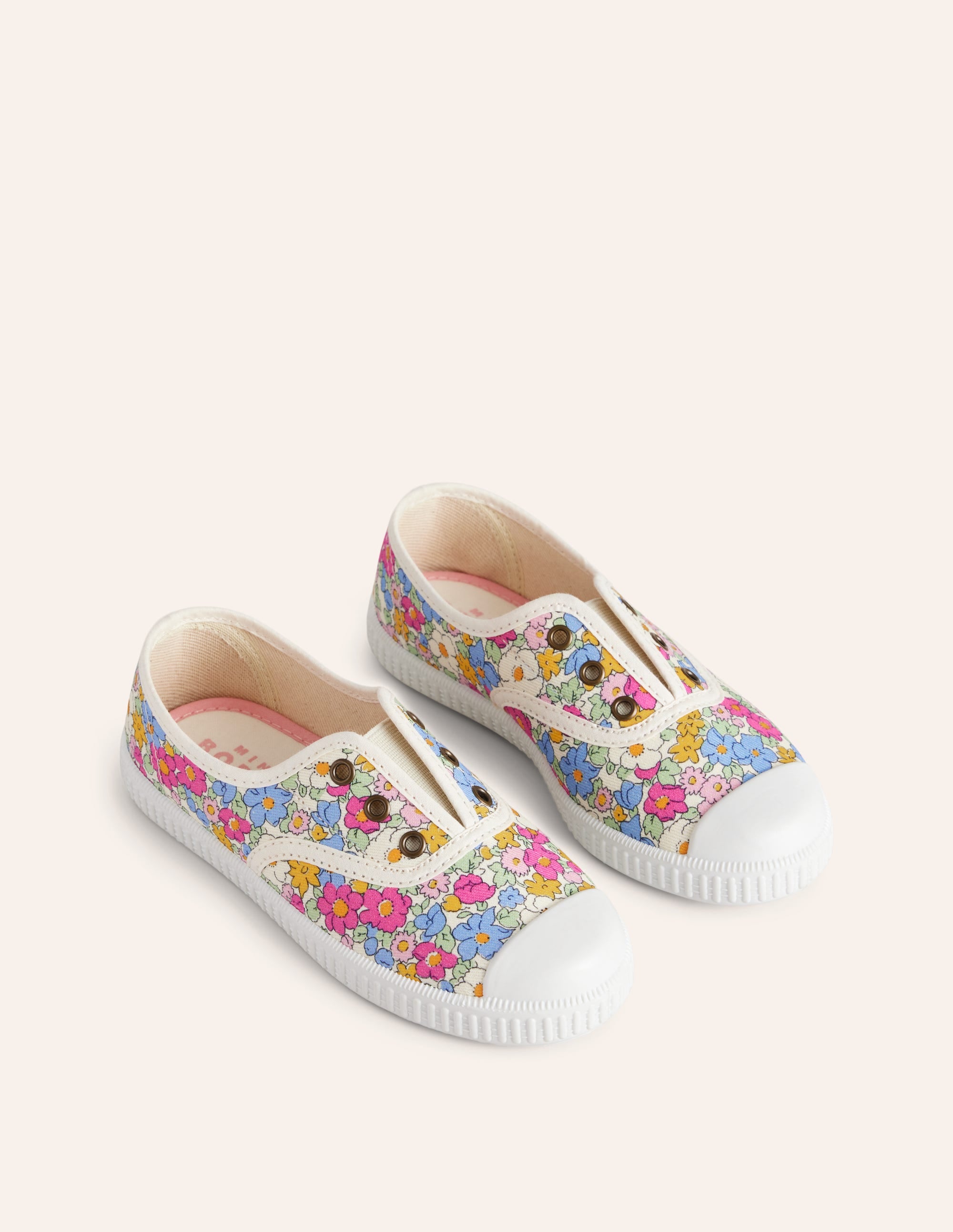 Canvas-Schuhe zum Hineinschlüpfen-Festival-Pink Micro Floral - Image 2