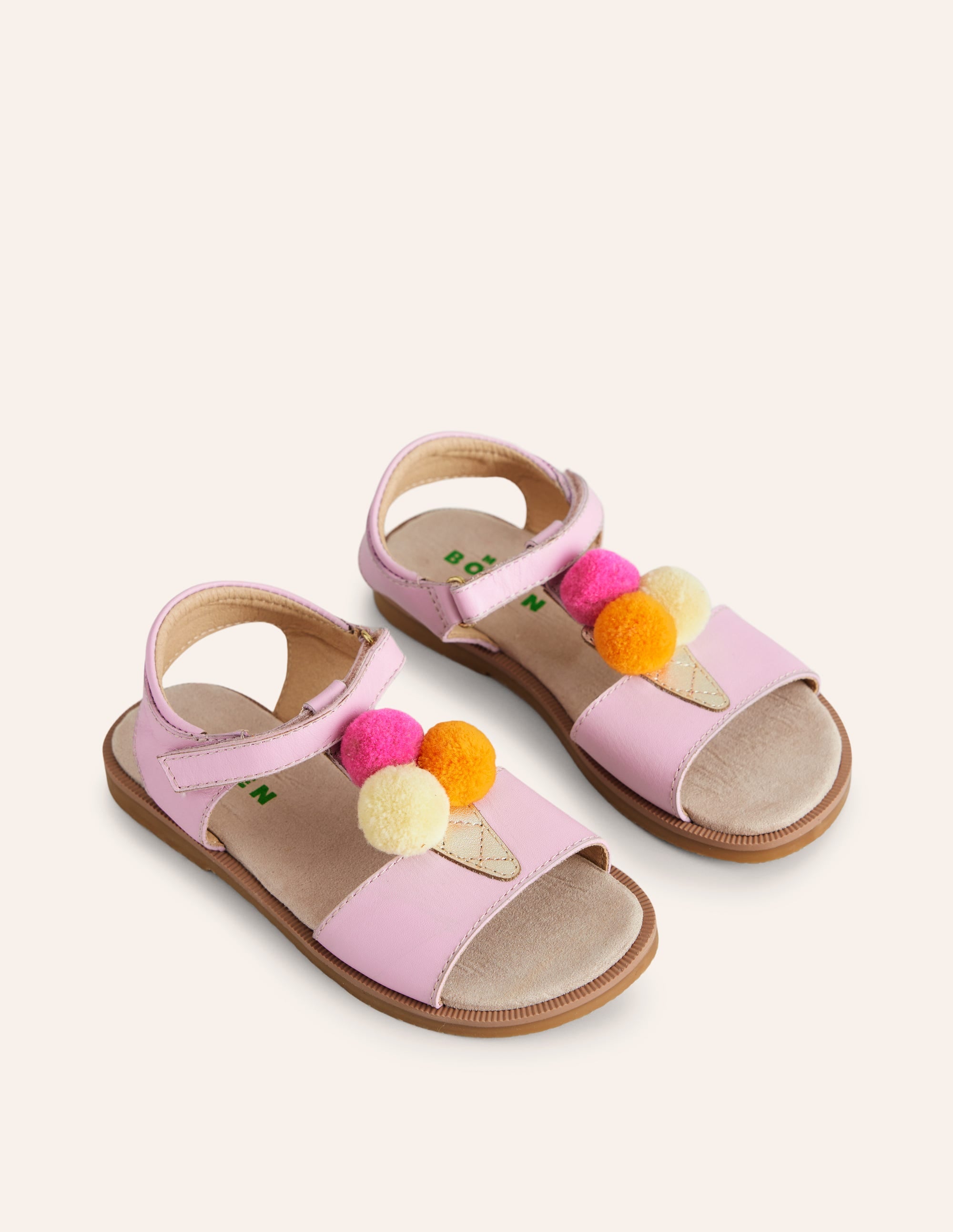 Lustige Ledersandalen-Rosa Eiscreme - Image 2