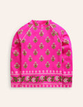 Gemustertes Rash Top-Pink Kleiner Holzblock