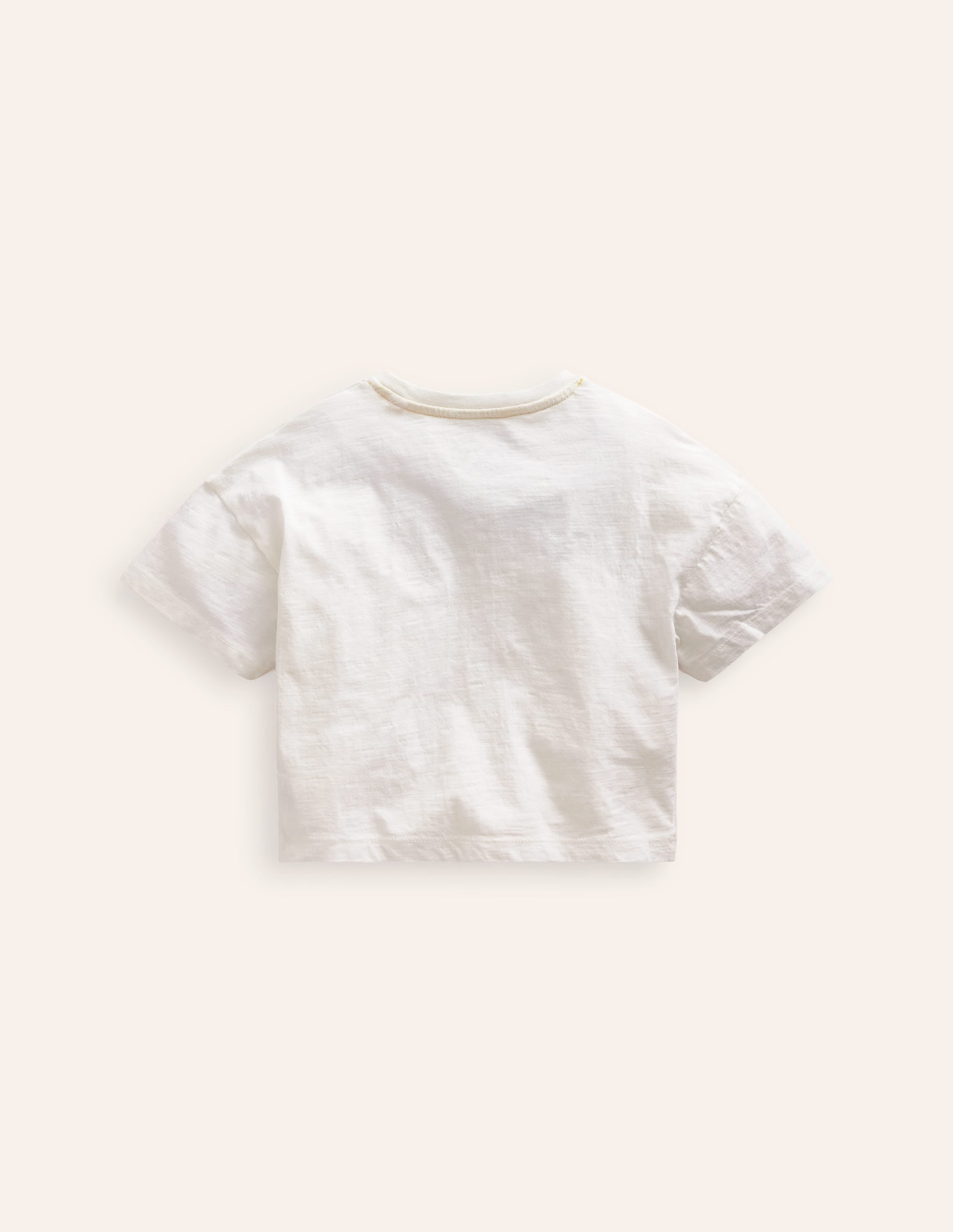 Lockeres T-Shirt-Florale Streifen - Image 2