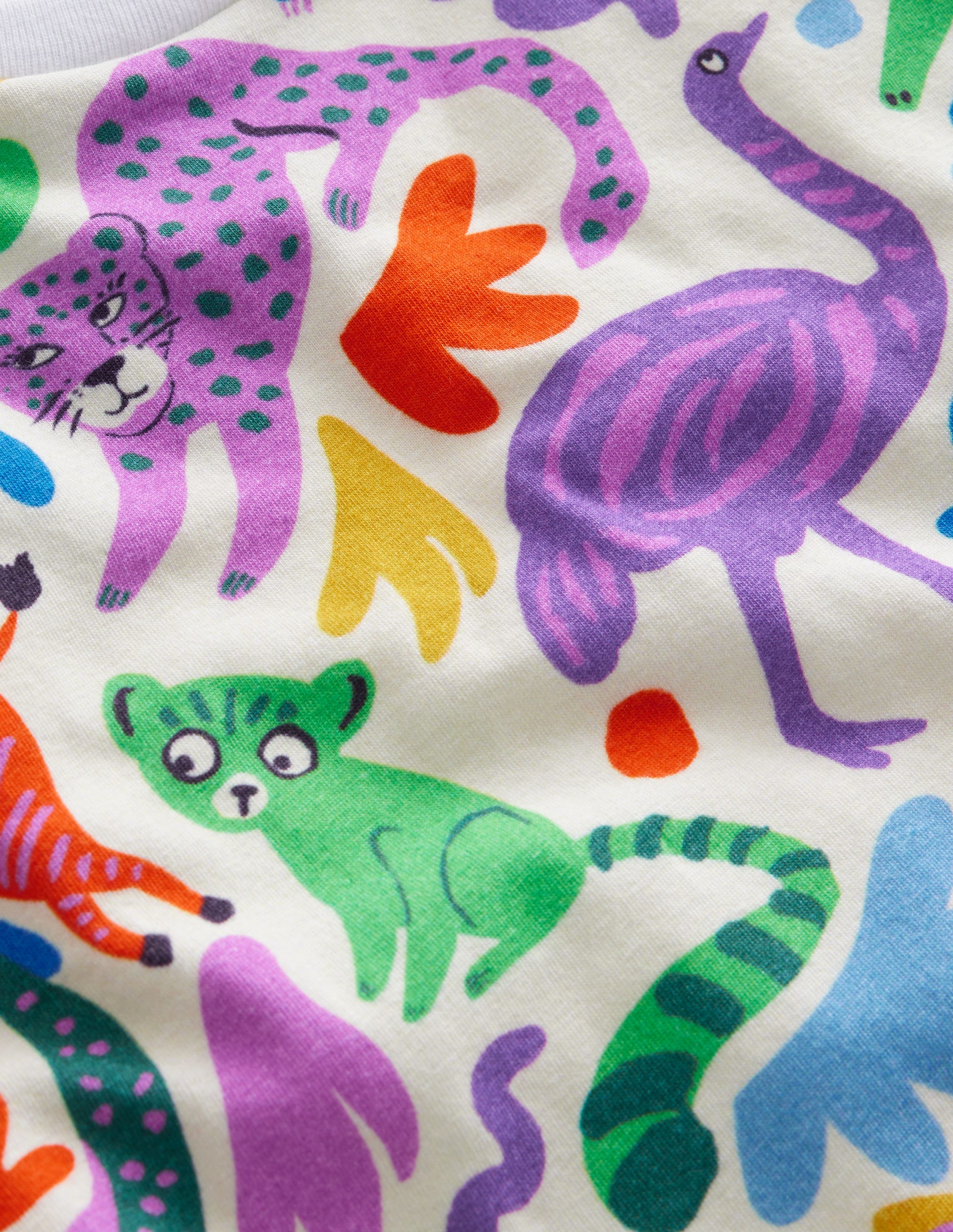 Lockeres T-Shirt-Bunt Safari Freunde - Image 3