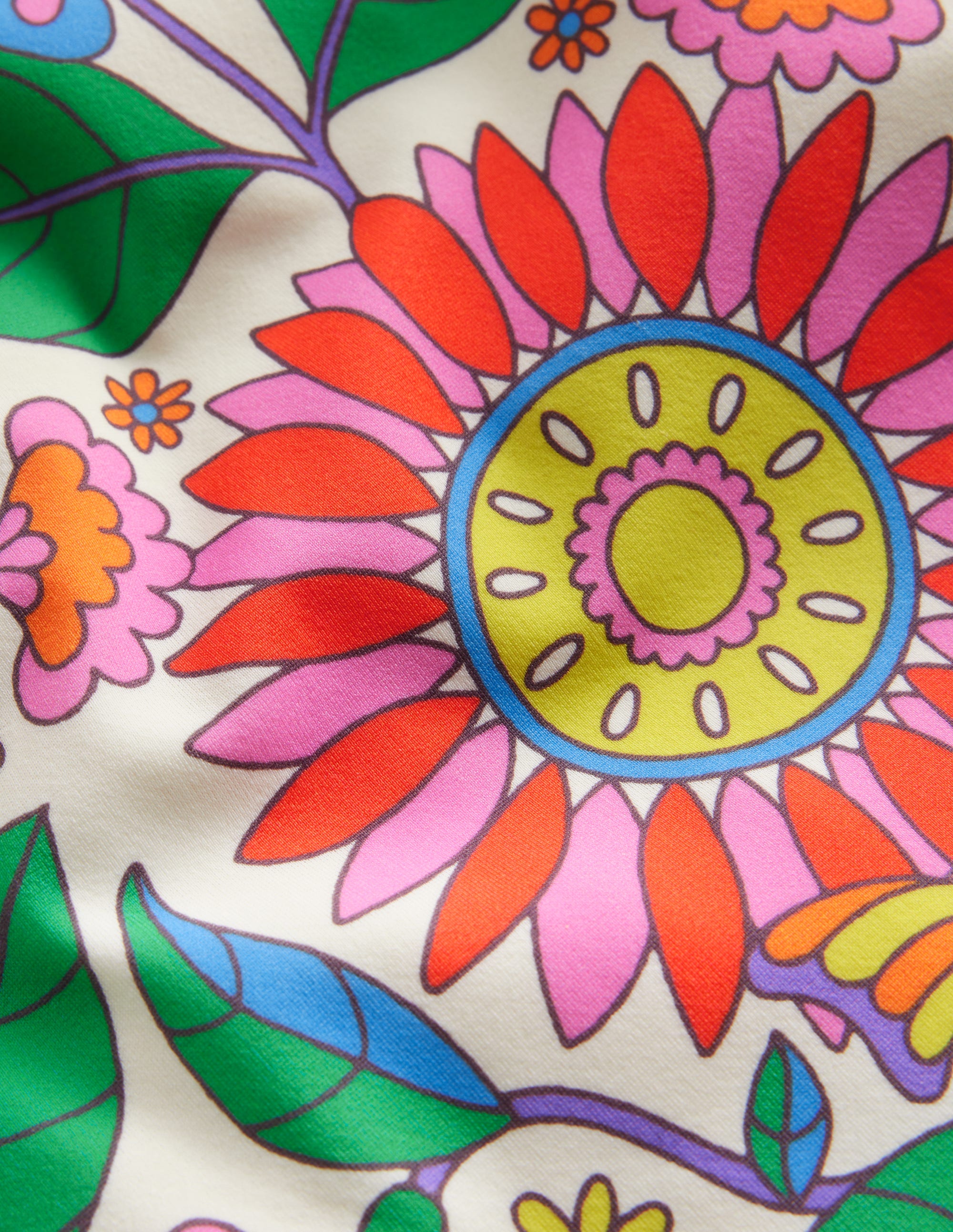 Haut de tankini à dos croisé-Motif Daisy Vine multi - Image 3