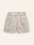 Shorts zum Hineinschlüpfen-Naturweiß Bunt Streifen