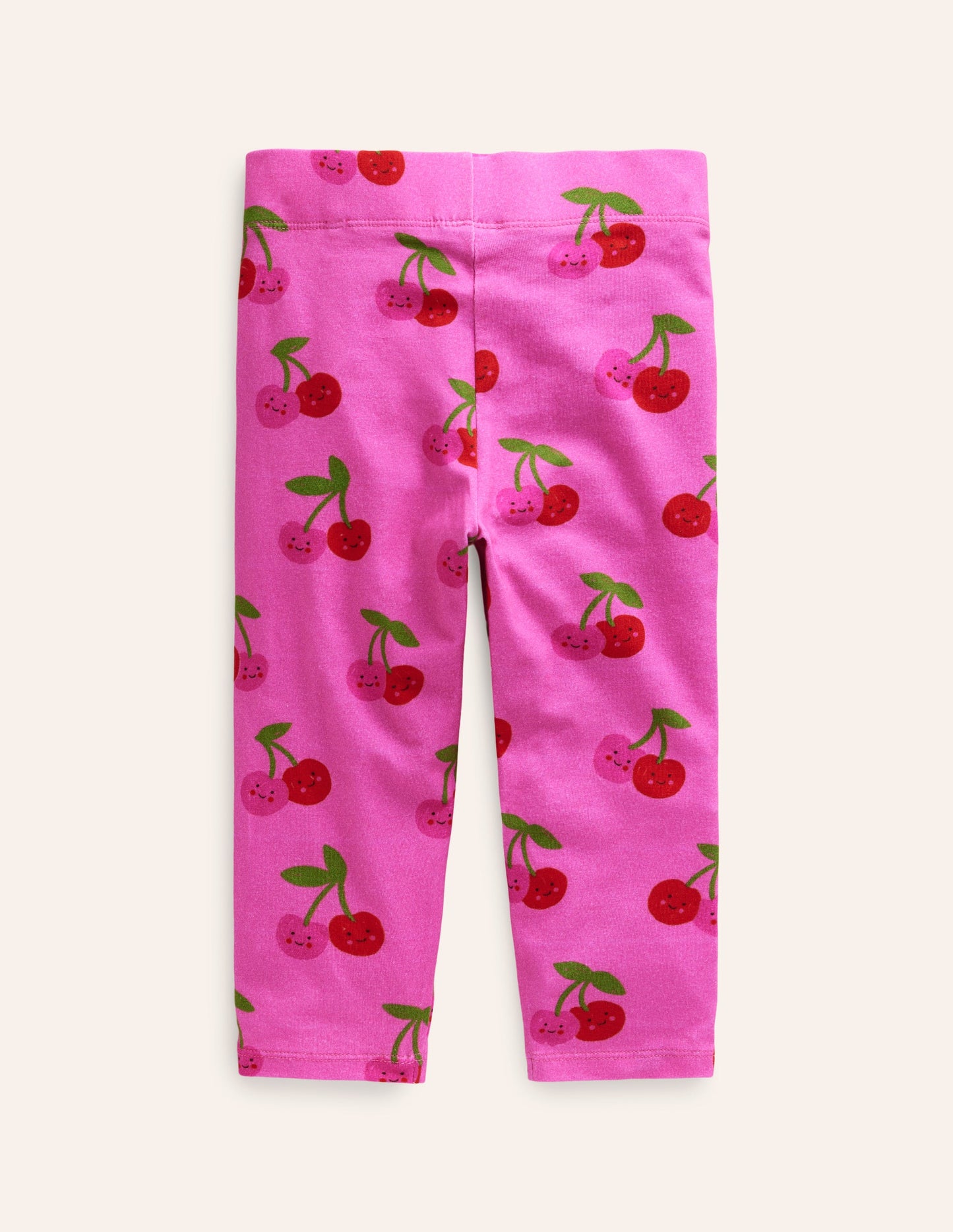 Lustige, verkürzte Leggings-Rosa Kirschen