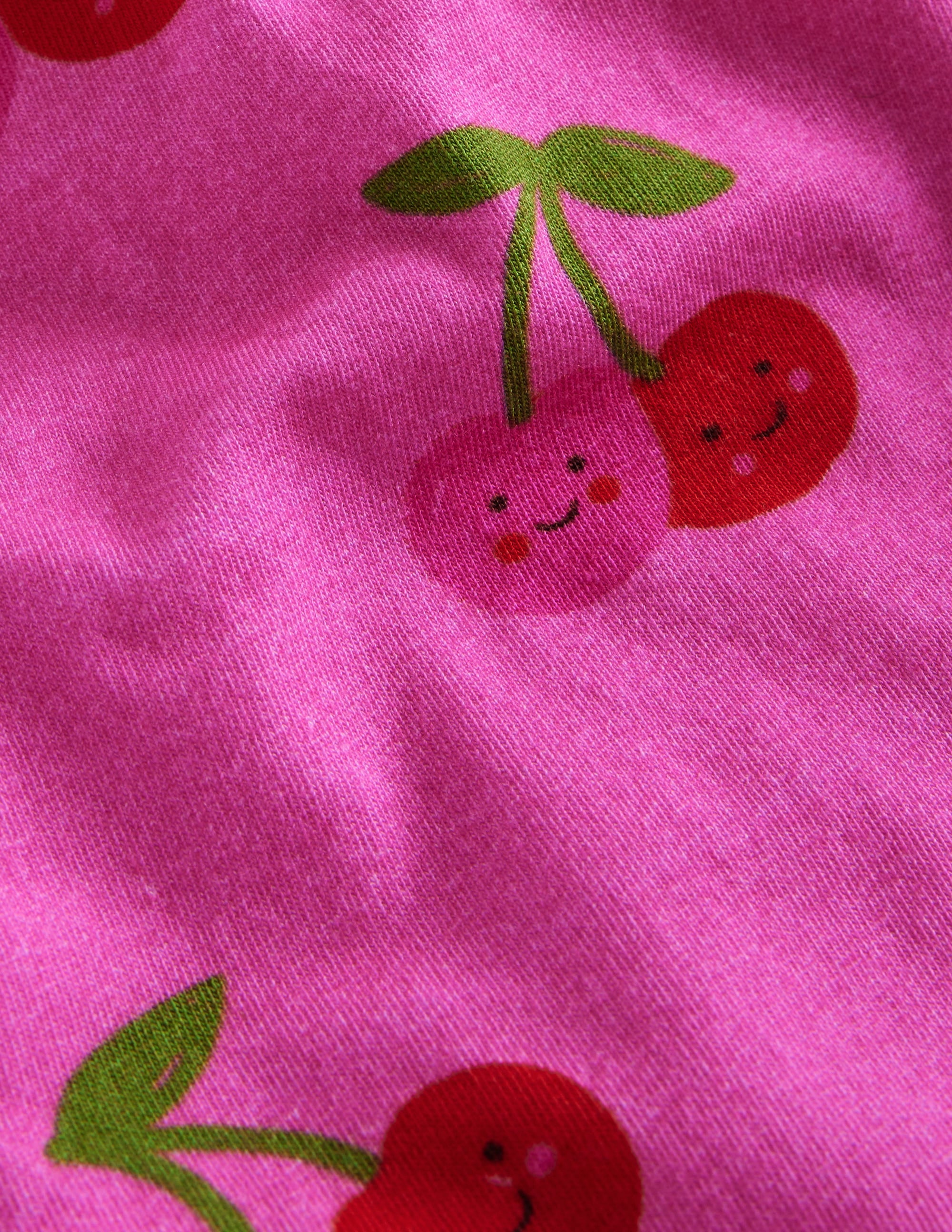 Legging court fun-Cerises roses - Image 3