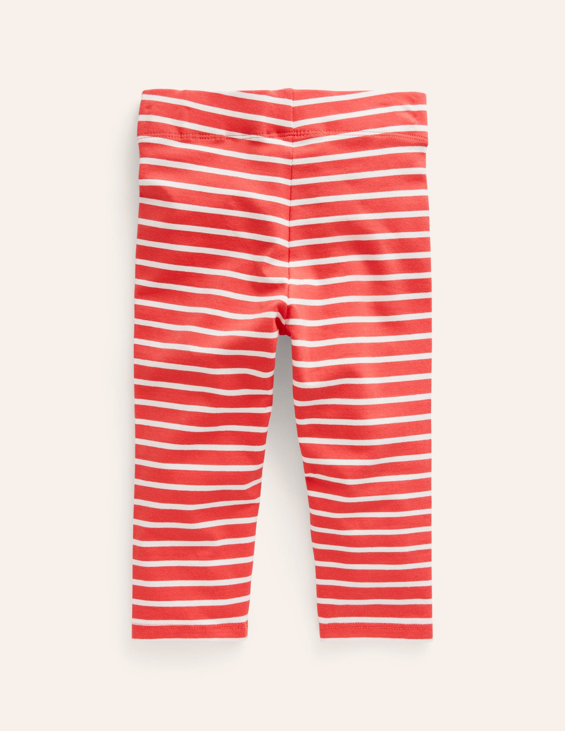 Legging court fun-Rouge confiture/ivoire-2