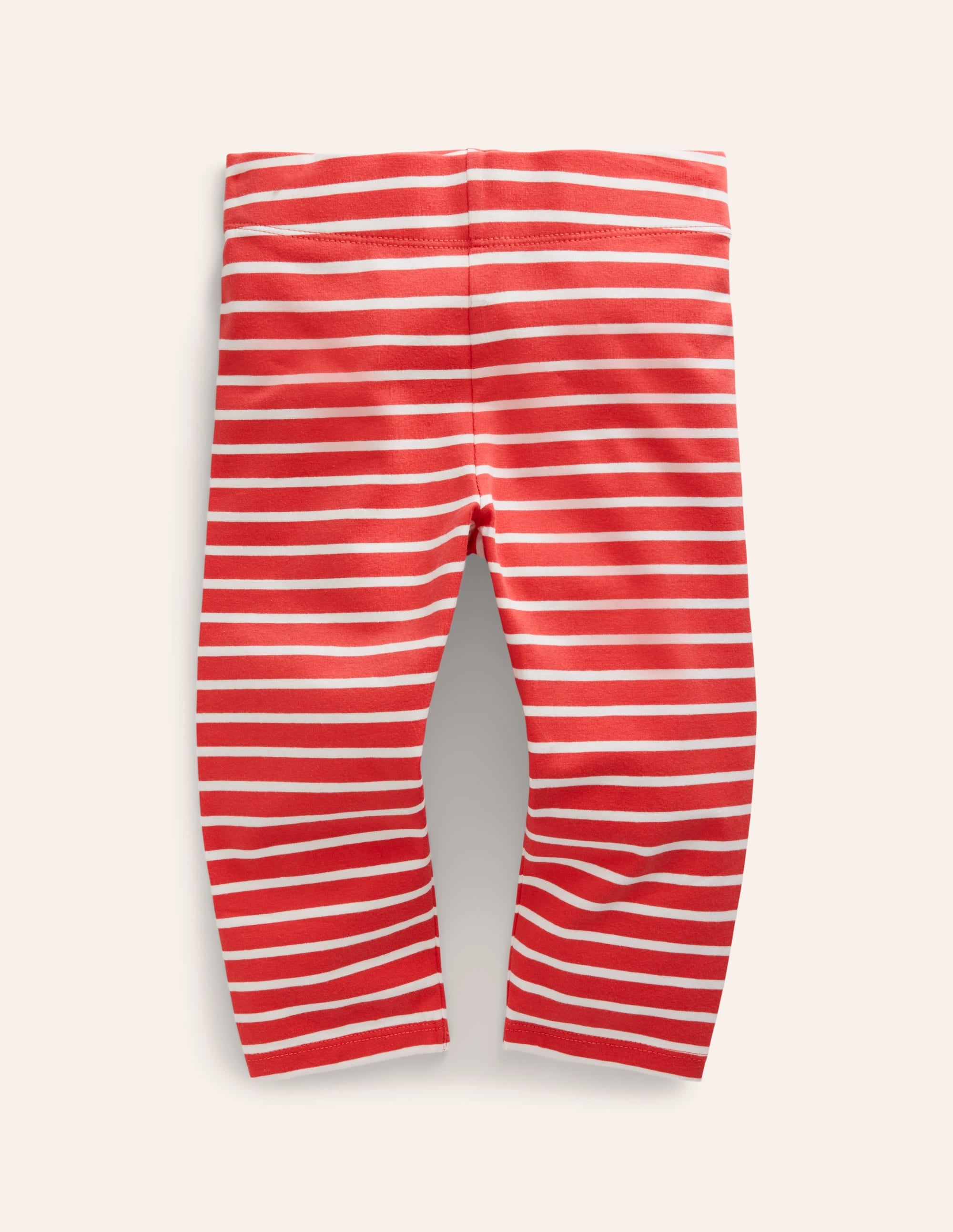 Legging court fun-Rouge confiture/ivoire - Image 1