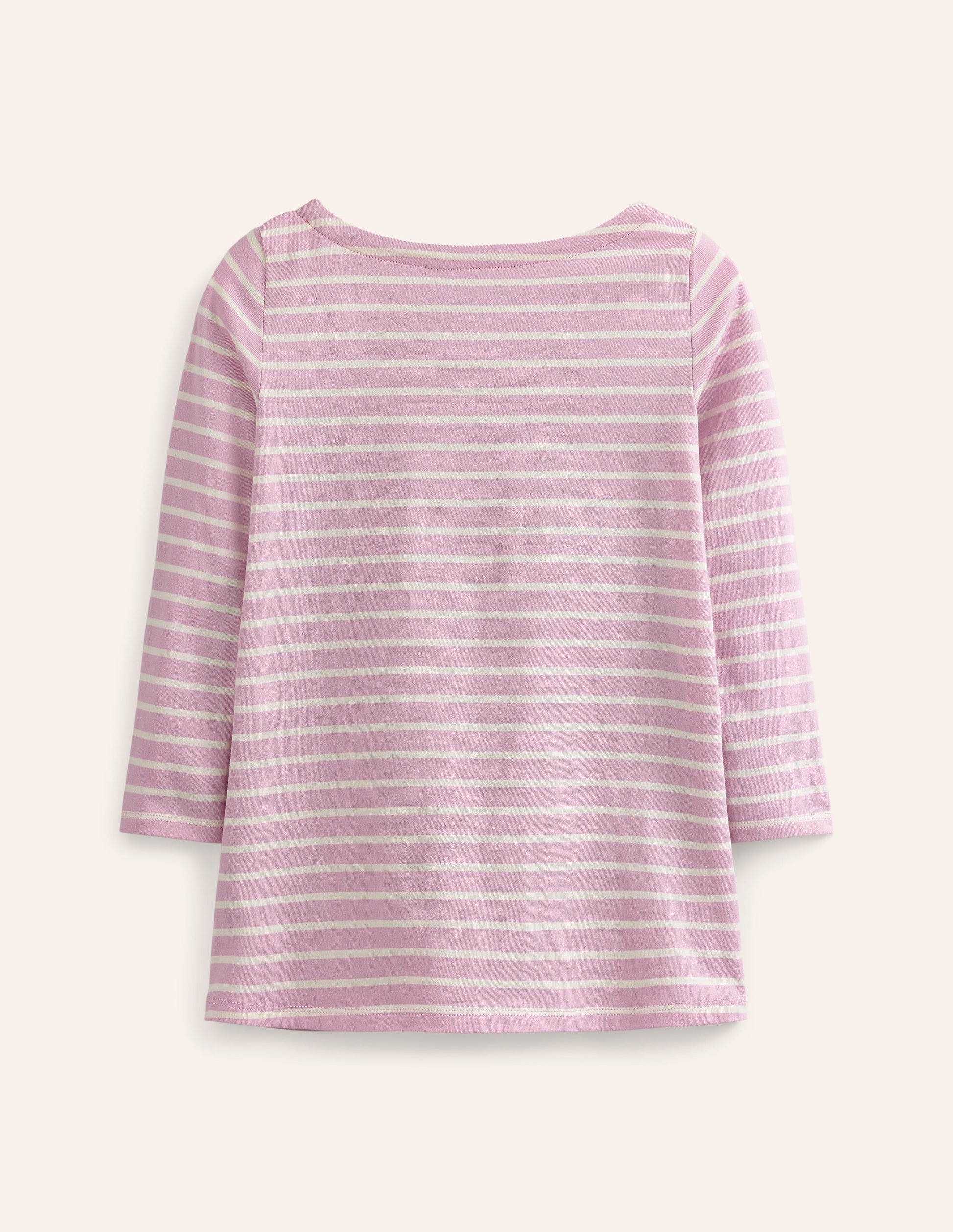 Jersey-Tunika mit Applikationen-Zuckermandel Rosa/Naturweiß-2