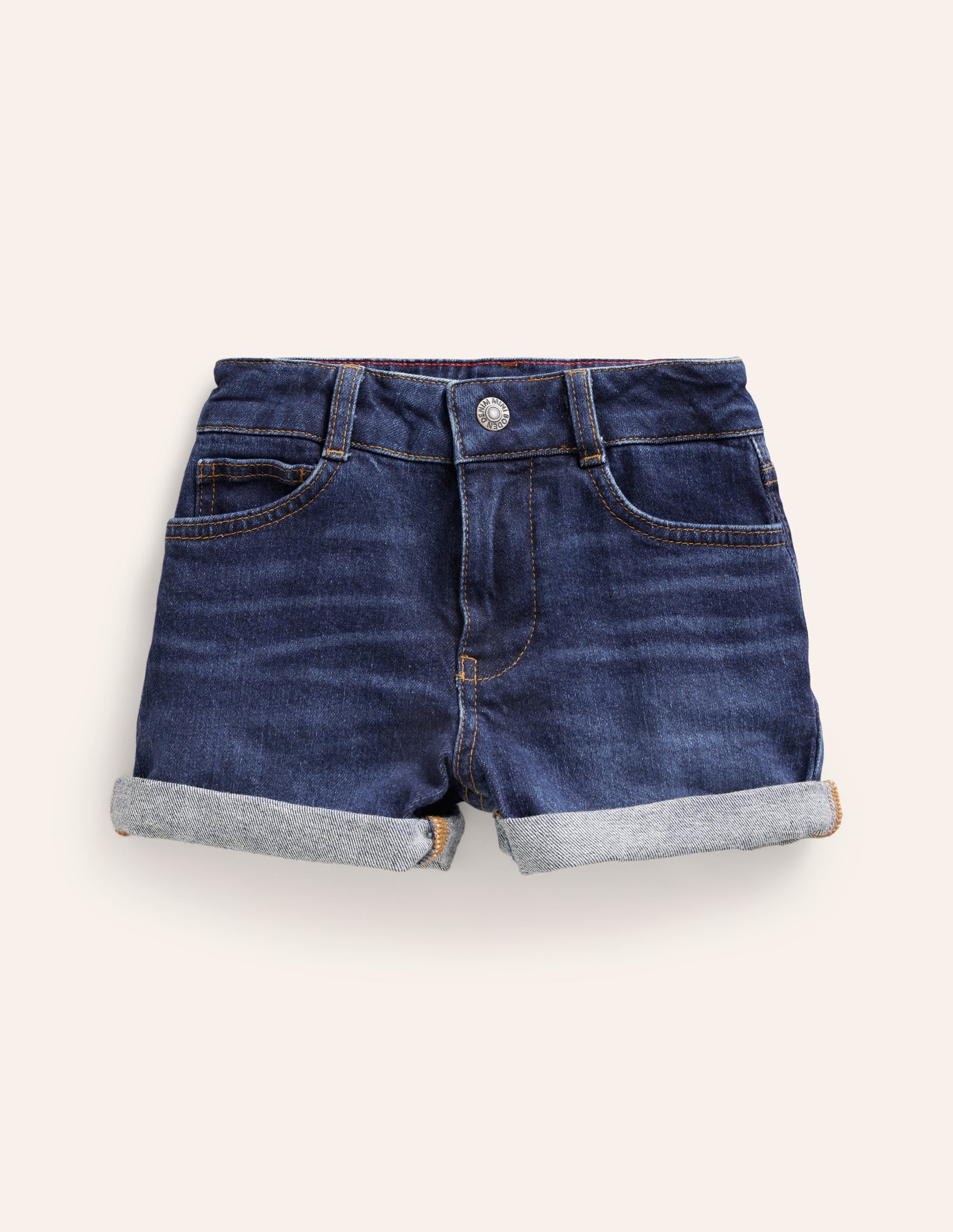 Short en jean-Blanc - Image 1