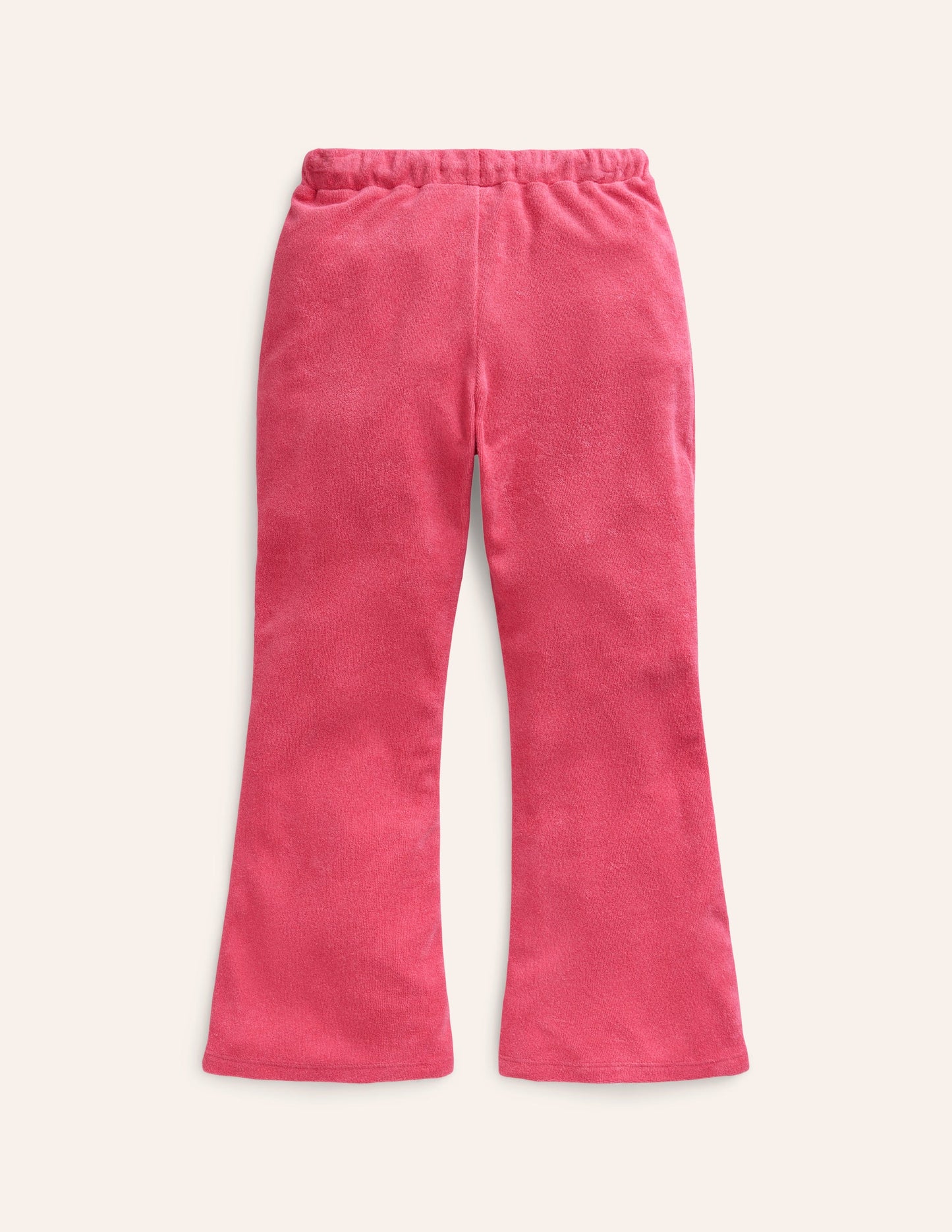 Ausgestellte Frottee-Hose-Zuckerwattenrosa