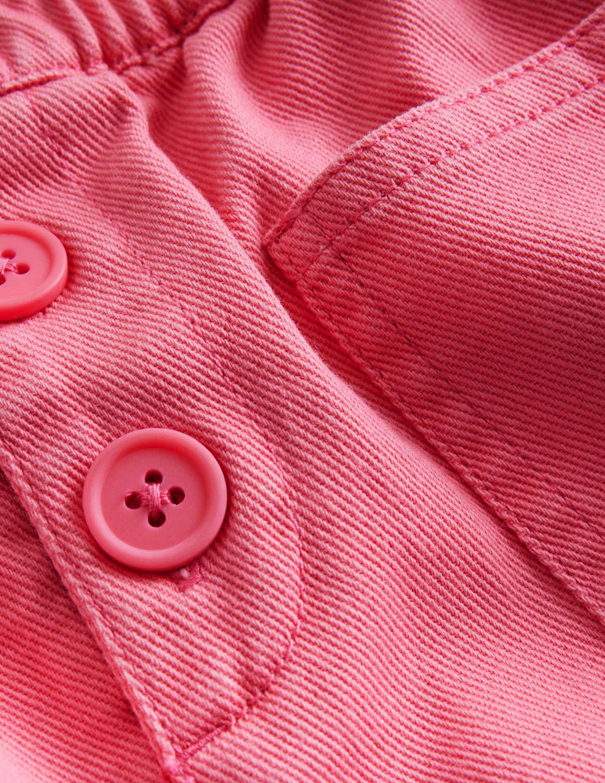 Mini-jupe boutonnée à enfiler-Milkshake fraise-3
