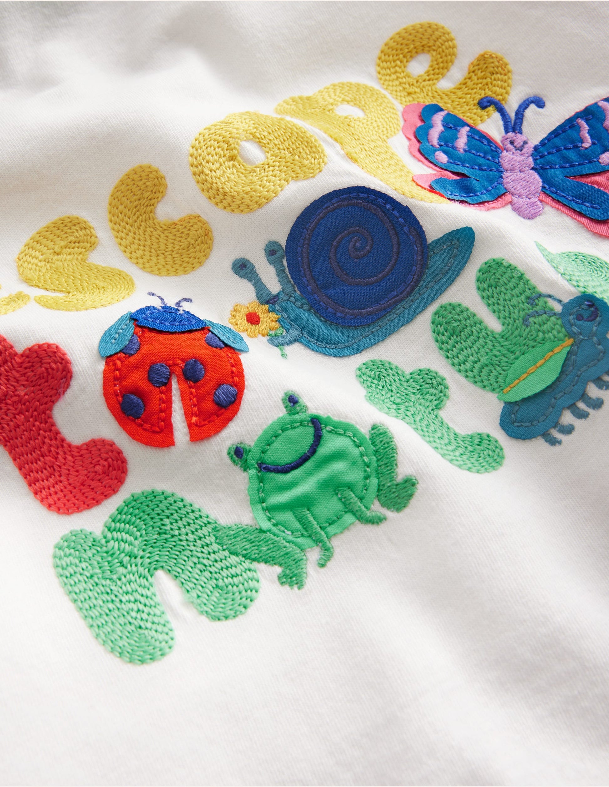 Lockeres T-Shirt aus Bouclé-Vanilleschote Escape To Nature-3