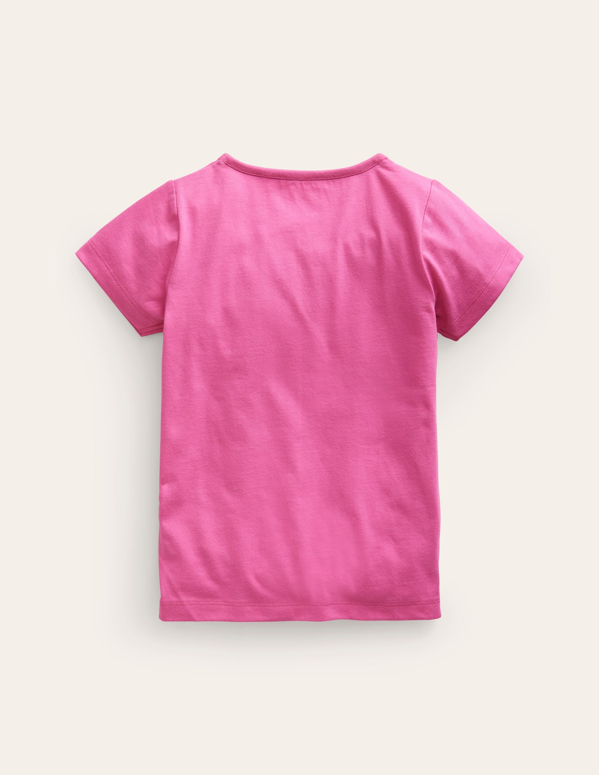 T-shirt manches courtes à appliqué-Bébé léopard rose - Image 2