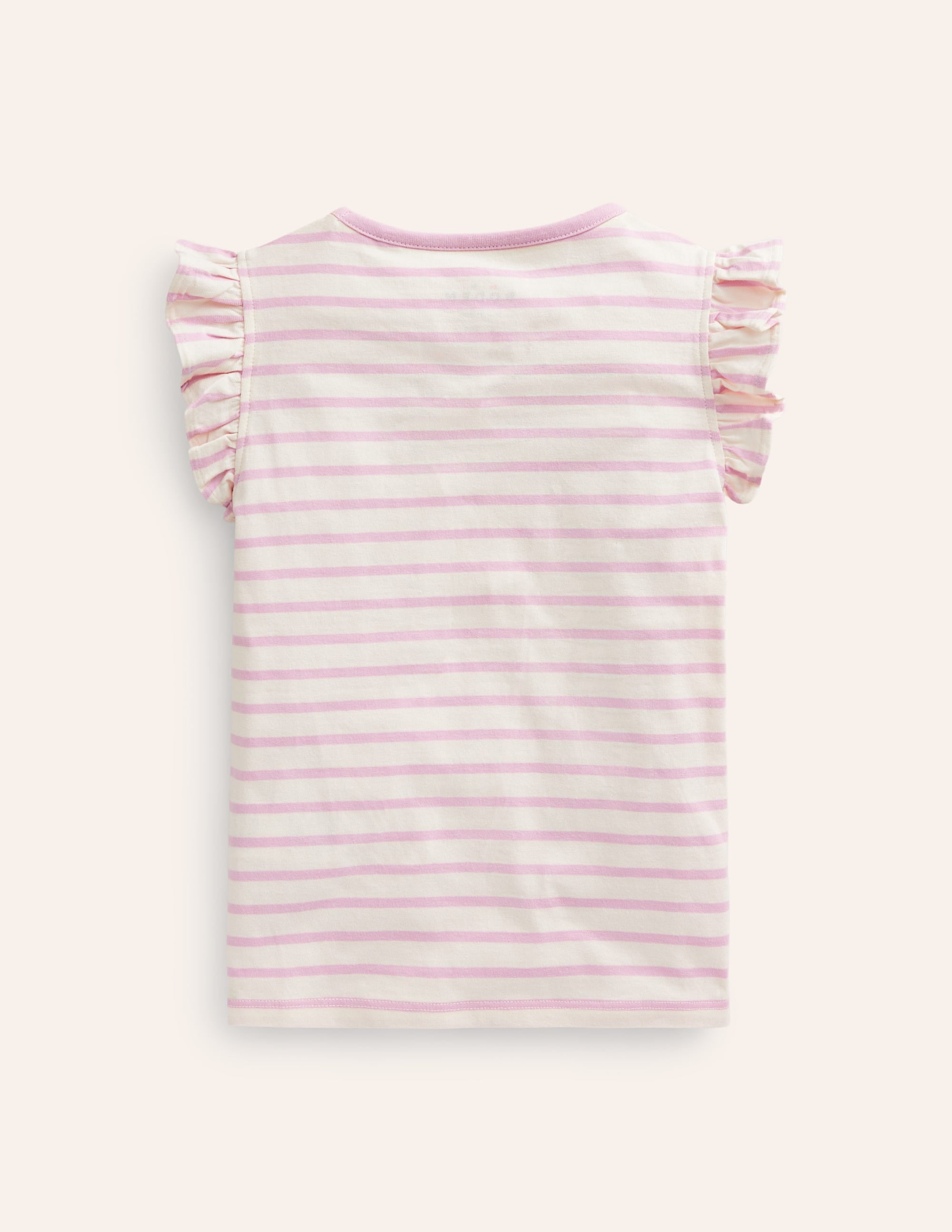 Kurzärmliges Flatter-T-Shirt-Zuckermandel/Vanilleschote - Image 2