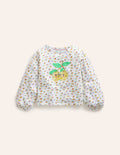 Blouson Sleeve Logo Top-Vanilla Pod Lemons