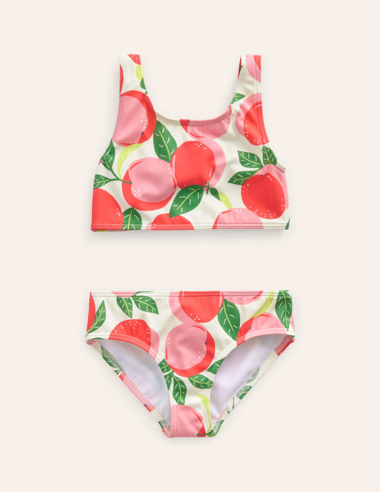 Fun Printed Bikini-Provence Dusty Pink Peaches