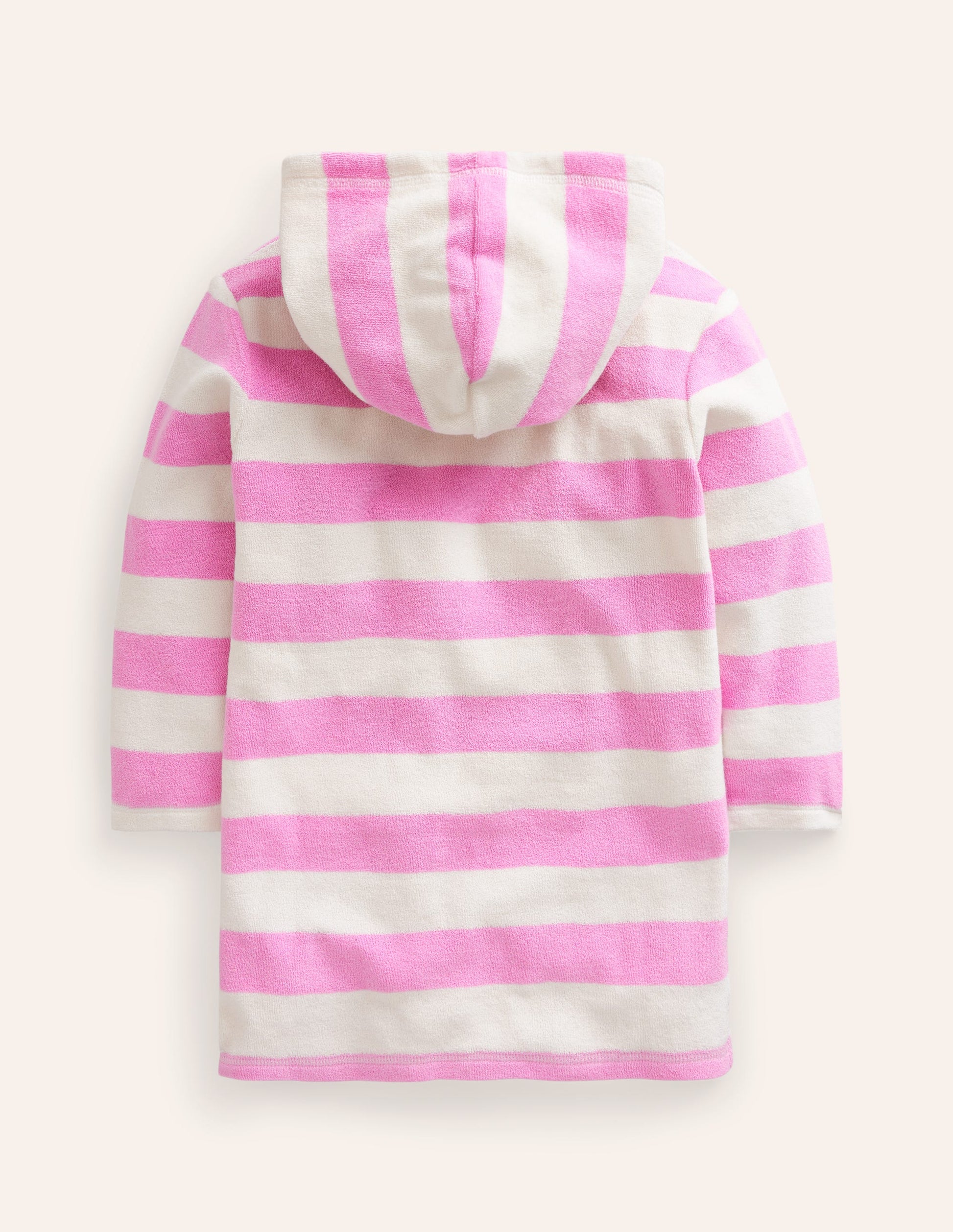 Poncho en éponge à appliqué-Glaces rose/gousse de vanille-2