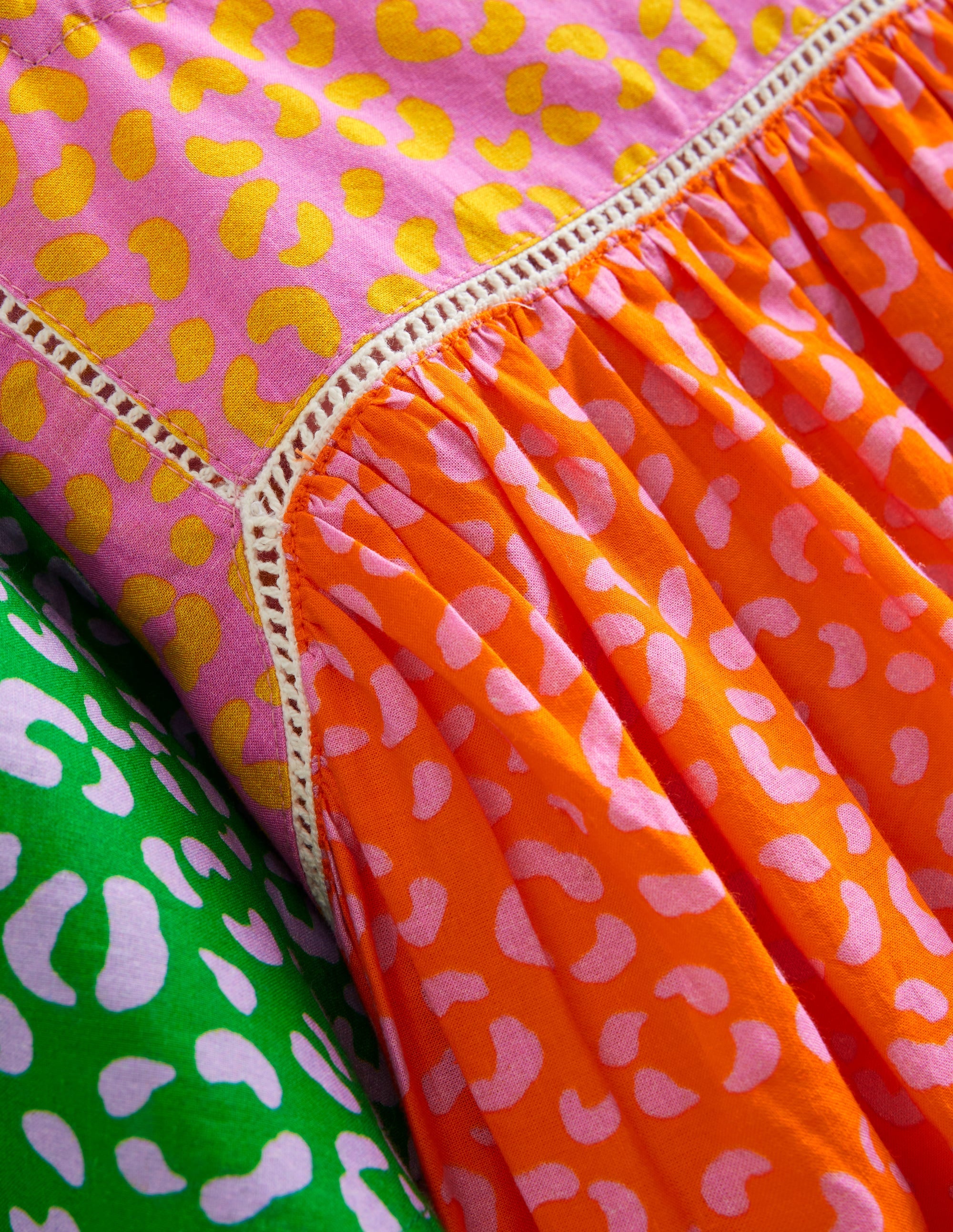 Leichtes Freizeitkleid-Bunt Leopardenmuster - Image 3