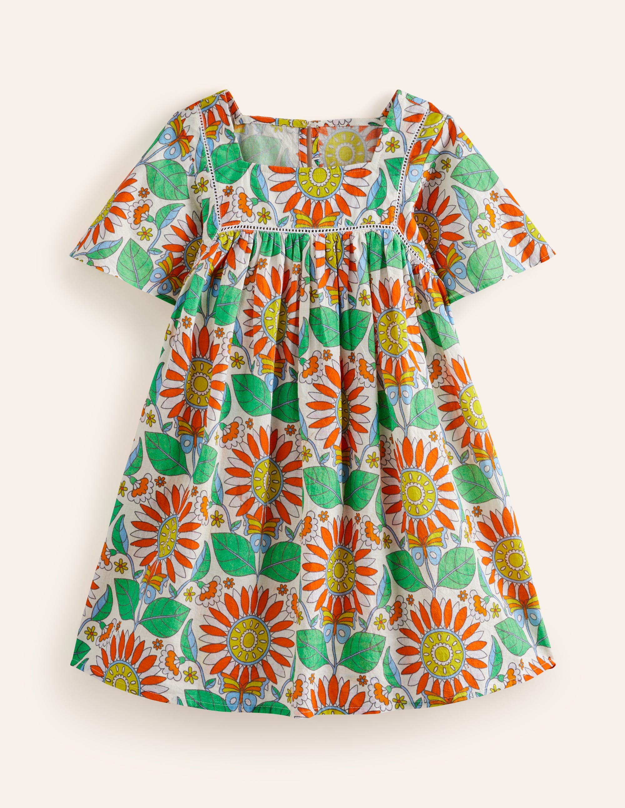 Robe de vacances légère-Motif Daisy Vine multi - Image 1