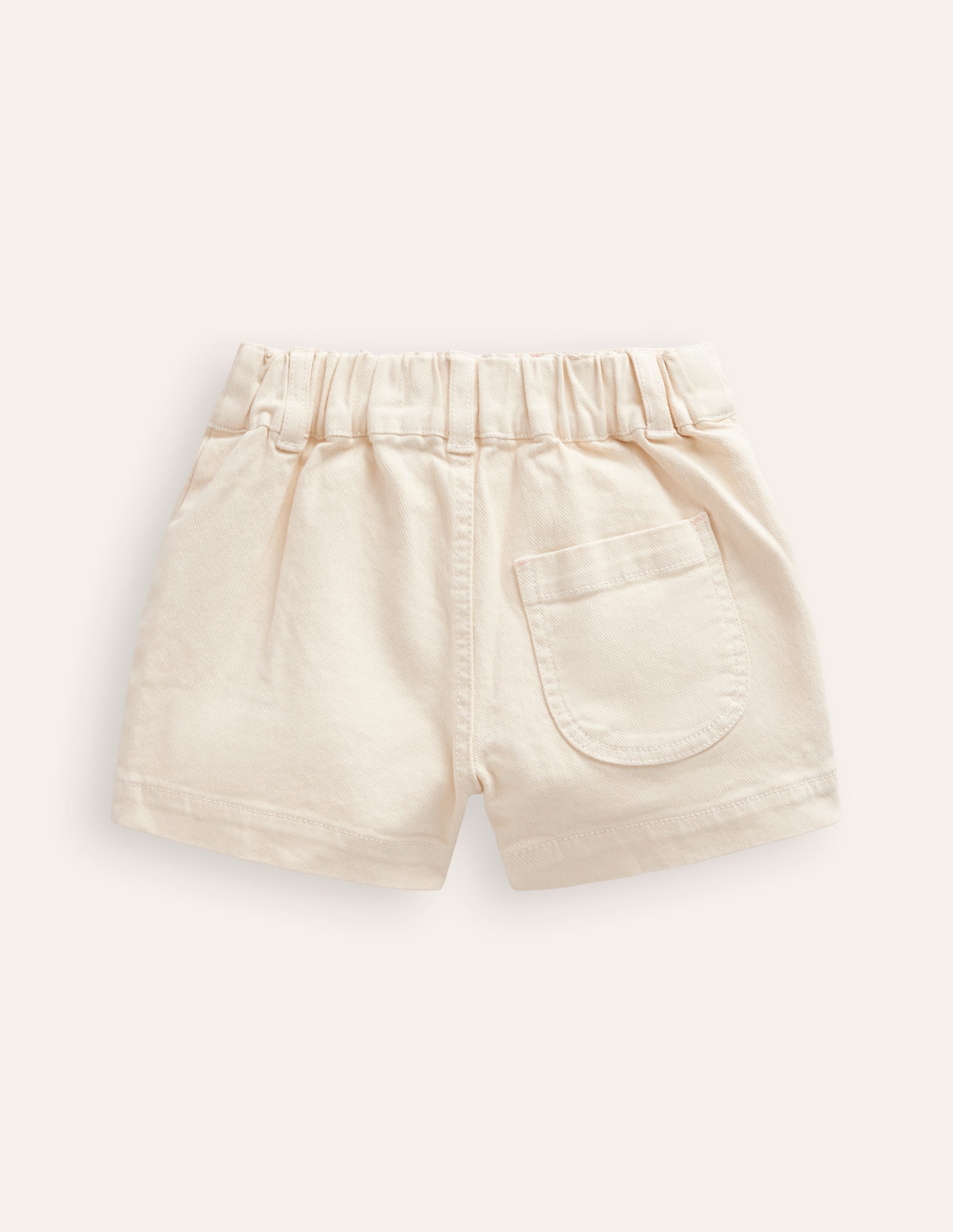 Shorts mit hohem Bund-Vanille Weiß - Image 2