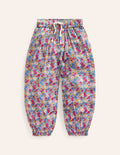 Schmal zulaufende Freizeithose-Festivalrosa Nautisch Blumenmuster
