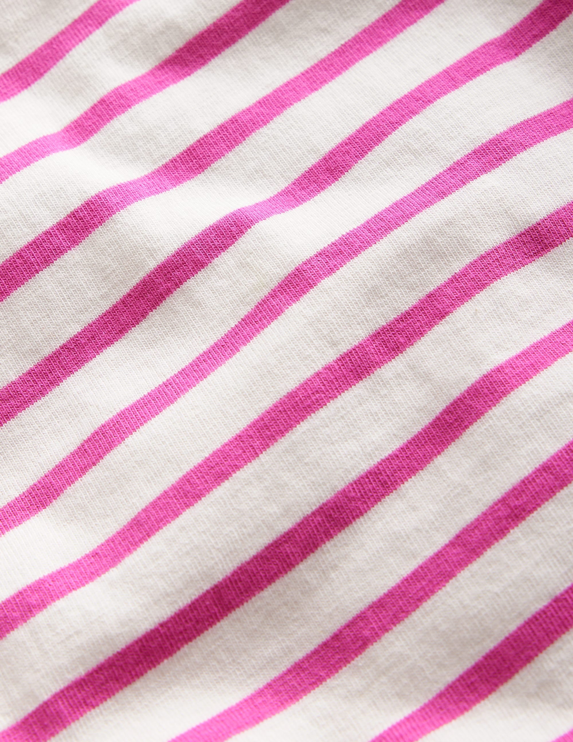 Matrosenshirt mit kurzen Ärmeln-Rosarot/ Naturweiß - Image 3
