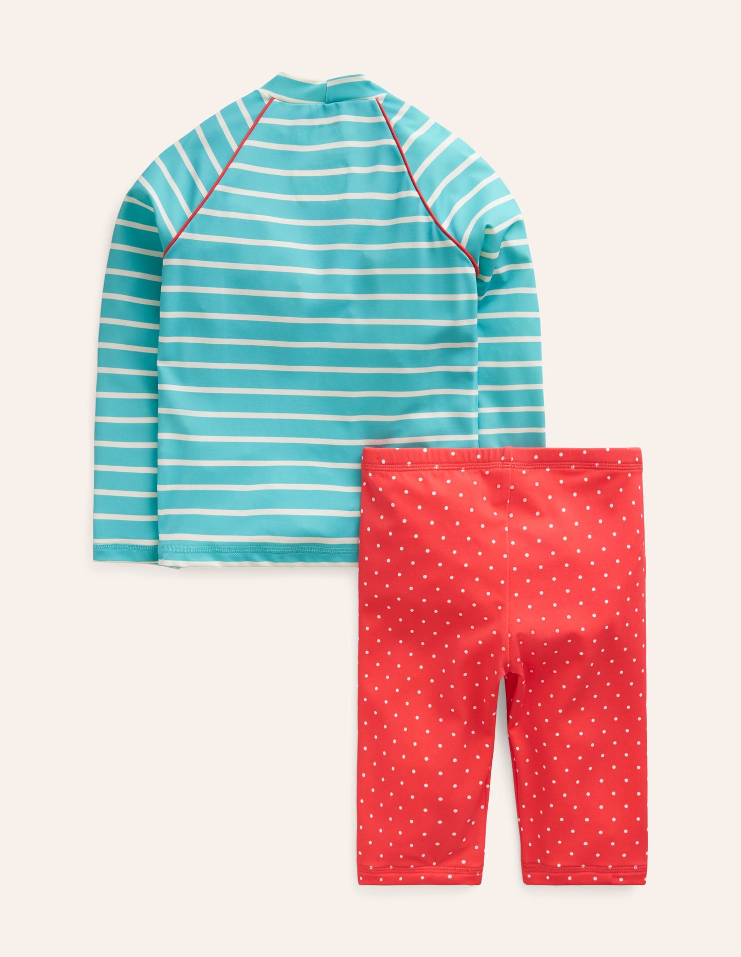 Ensemble avec haut de plage et protection solaire-Logo chat