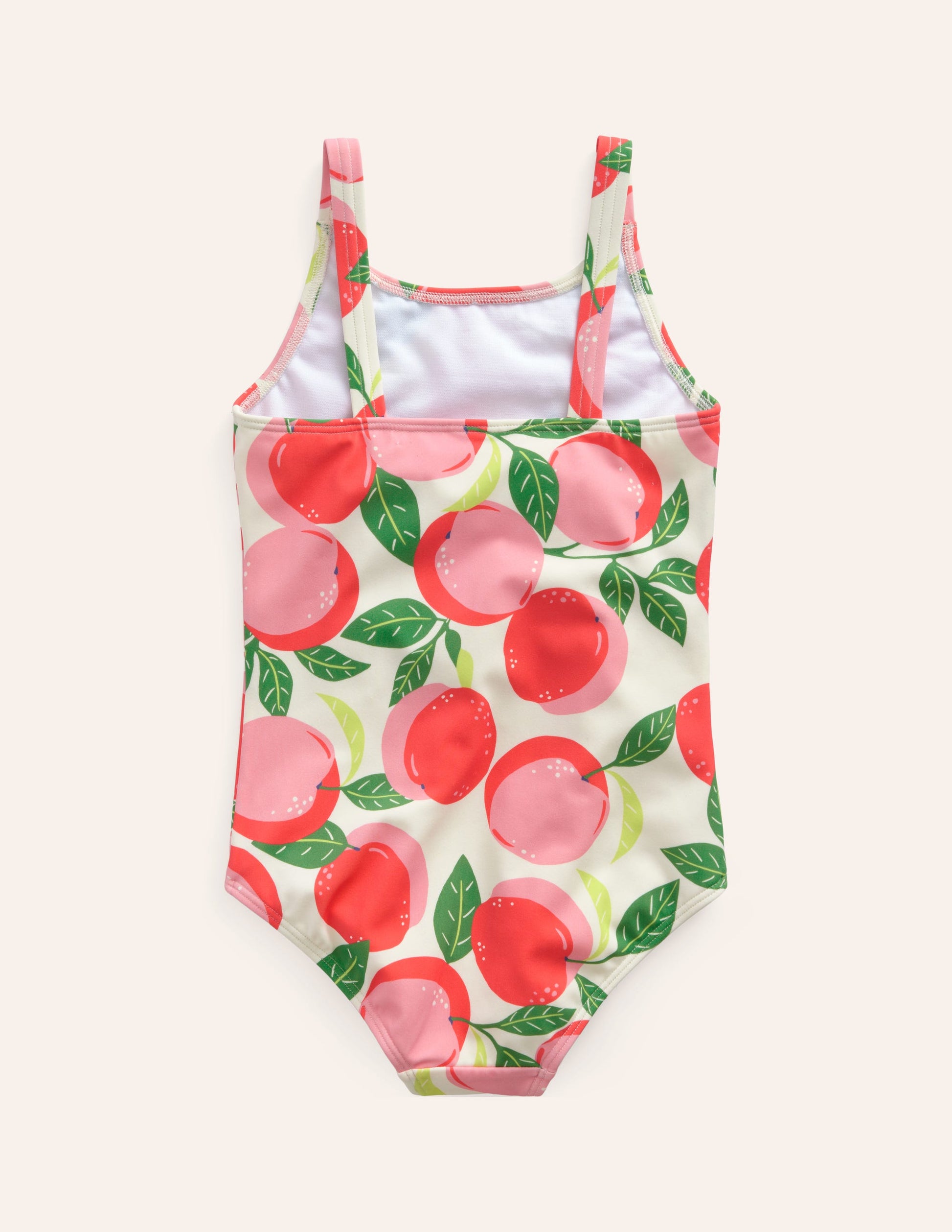 Maillot de bain fun à imprimé-Pêches rose Provence poudré-2