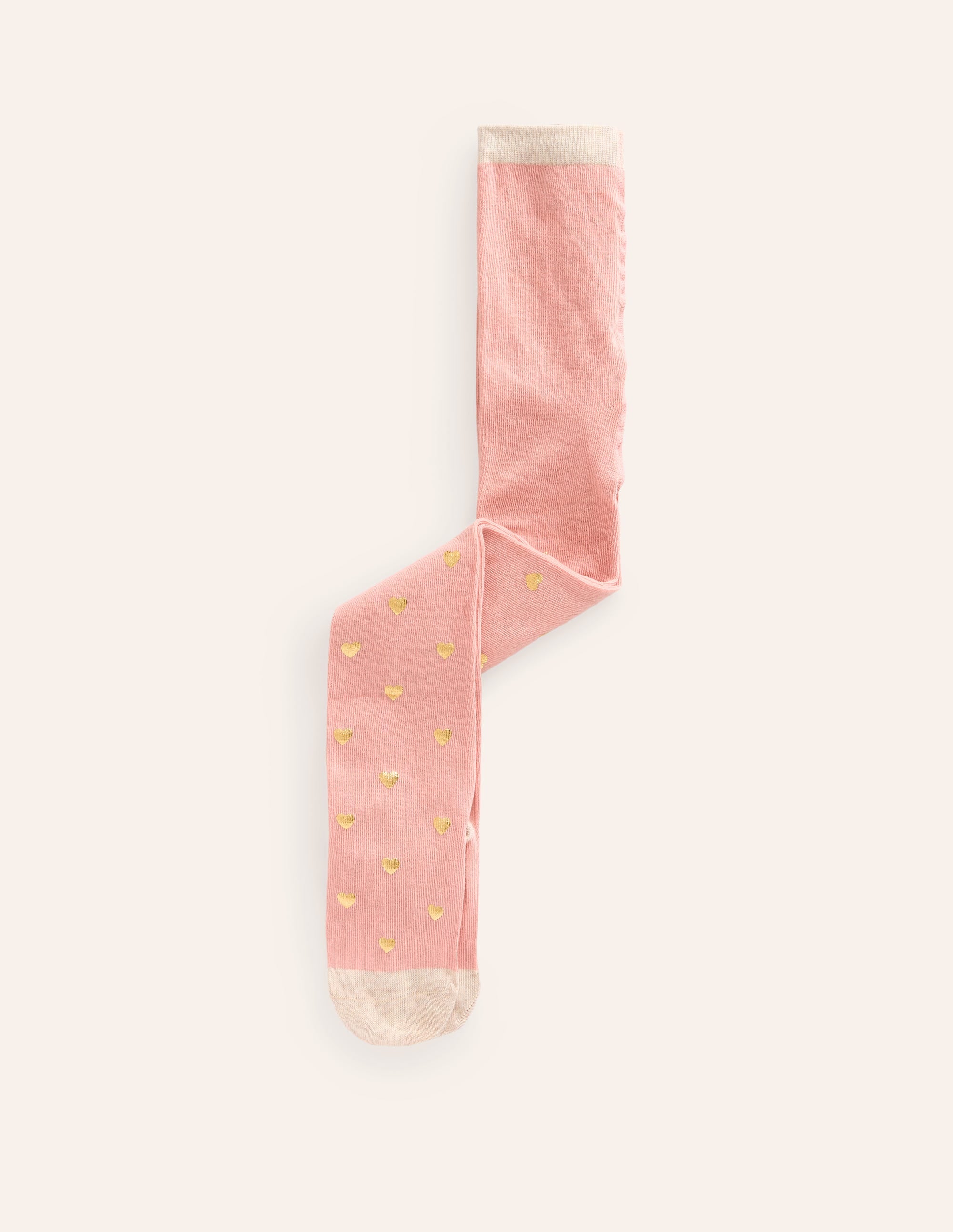 Collant à motifs-Cœurs dorés - Image 1