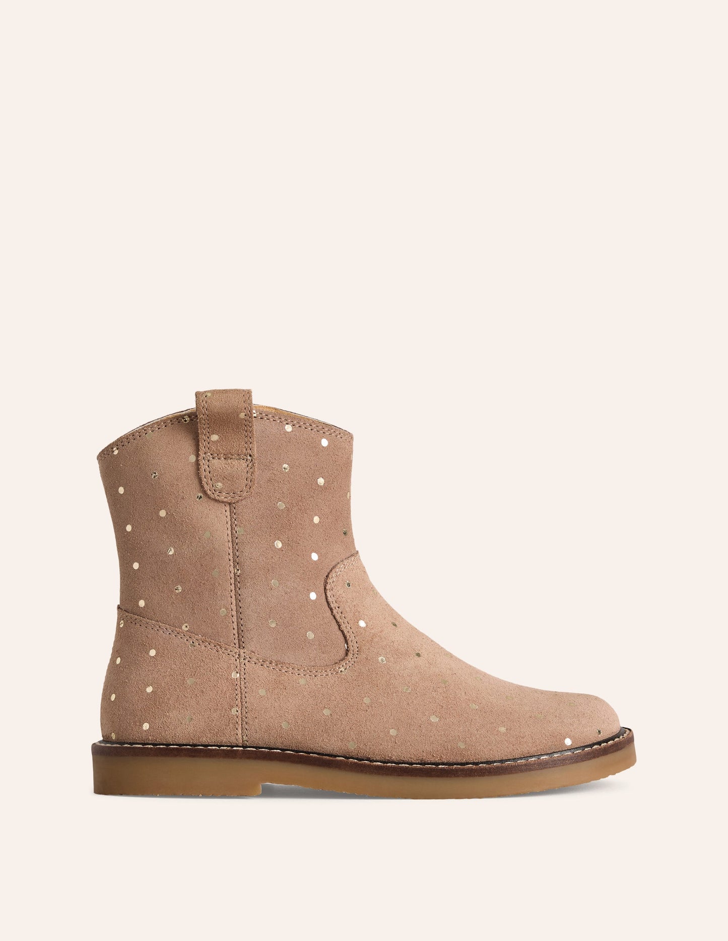 Stiefeletten-Taupe