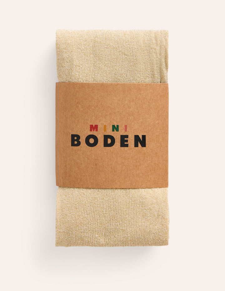 Glitzernde Strumpfhose-Gold