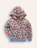 Kapuzenpullover mit Zottelfutter-Antique Silver