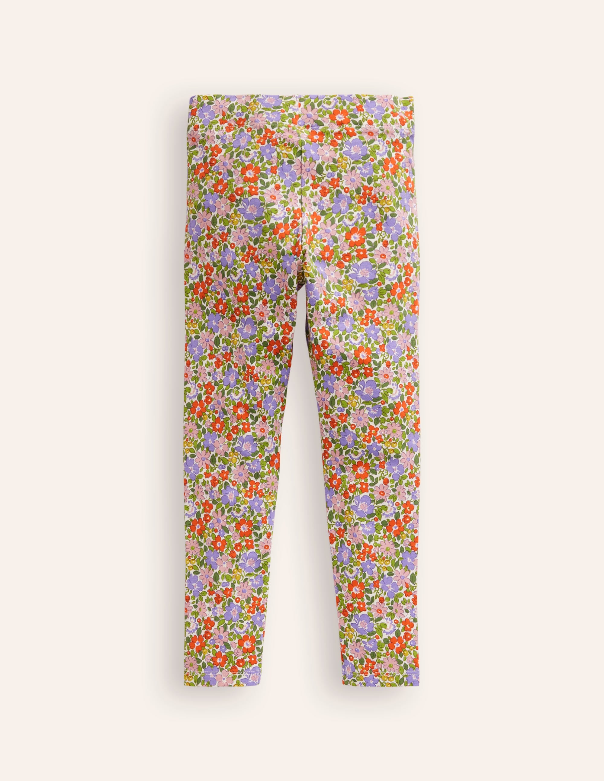Legging à appliqué-Citrouille florale violet aster - Image 2