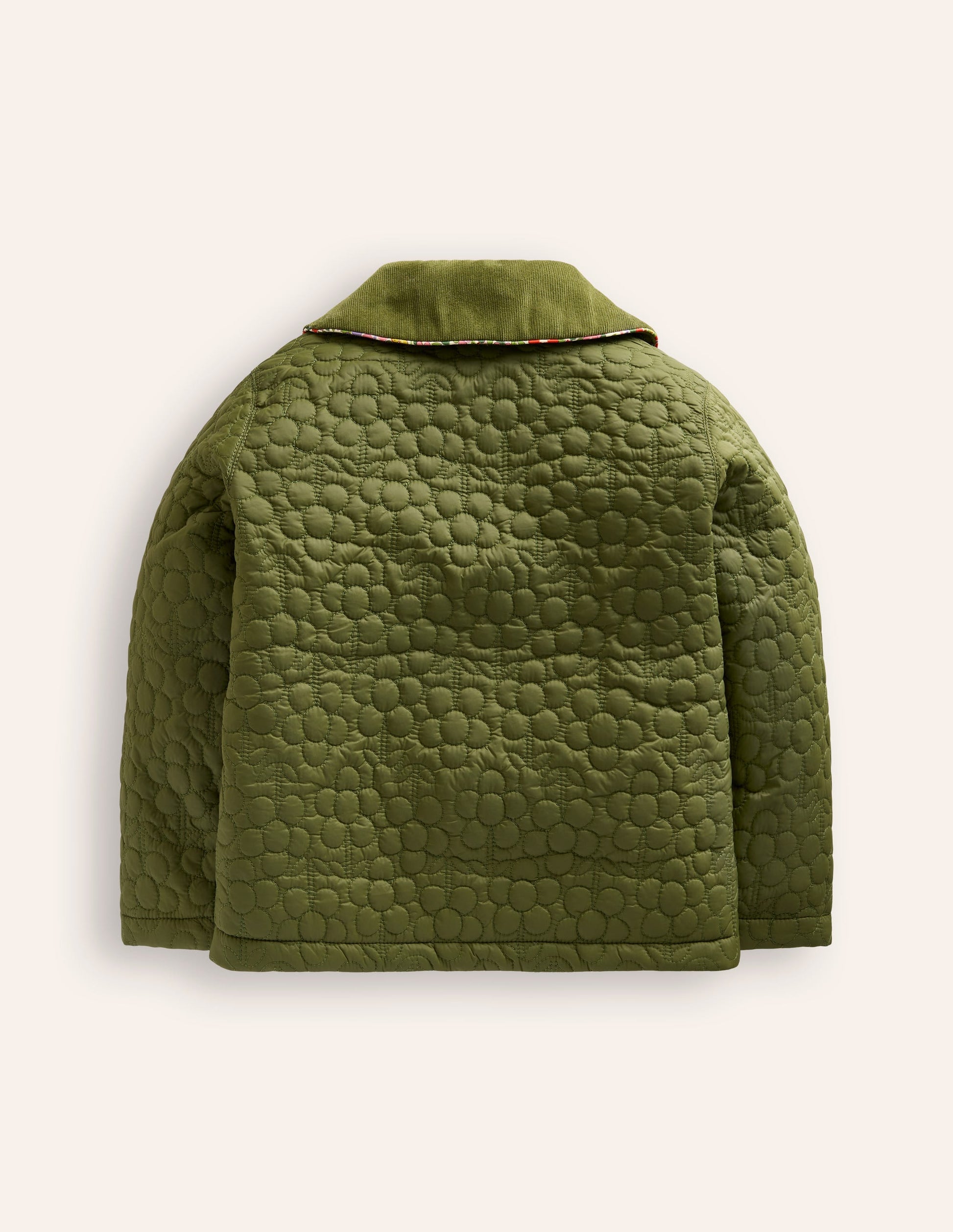 Klassische Steppjacke-Wald Moosgrün-2
