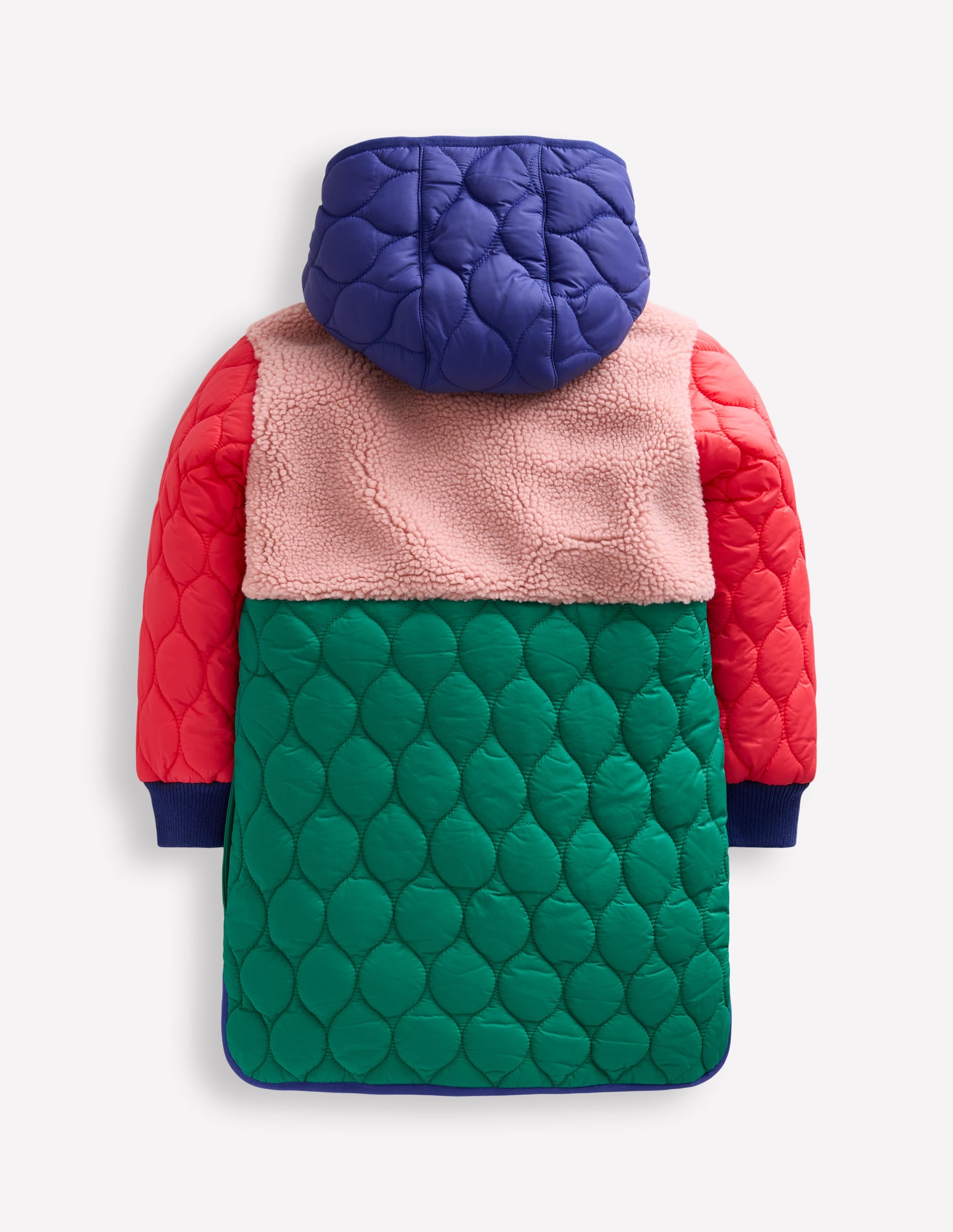 Manteau long colourblock-Colourblock multi - Image 2