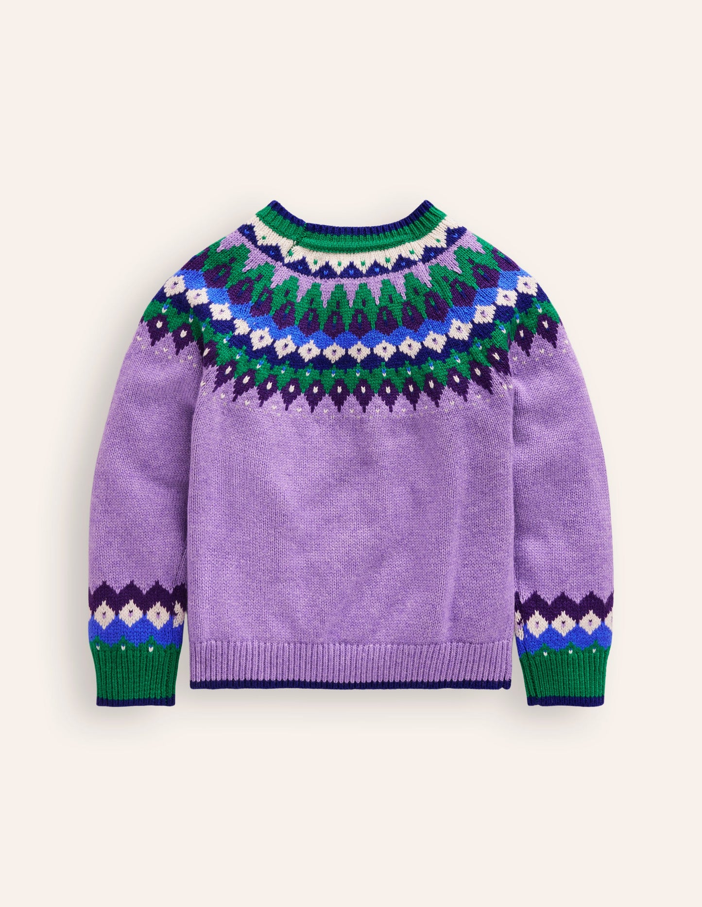 Eleanor Fair-Isle-Pullover-Asternlila