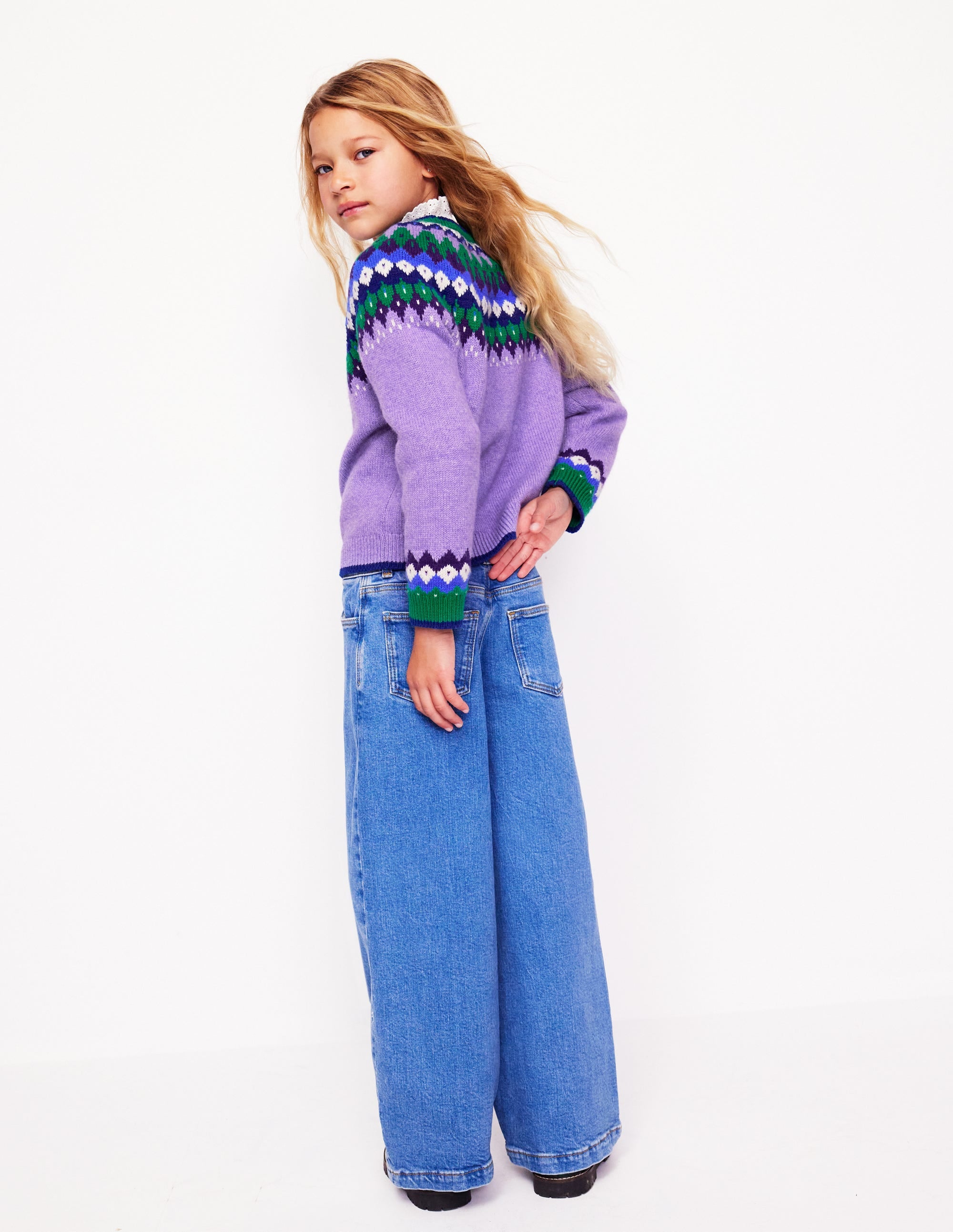 Eleanor Fair-Isle-Pullover-Asternlila - Image 4