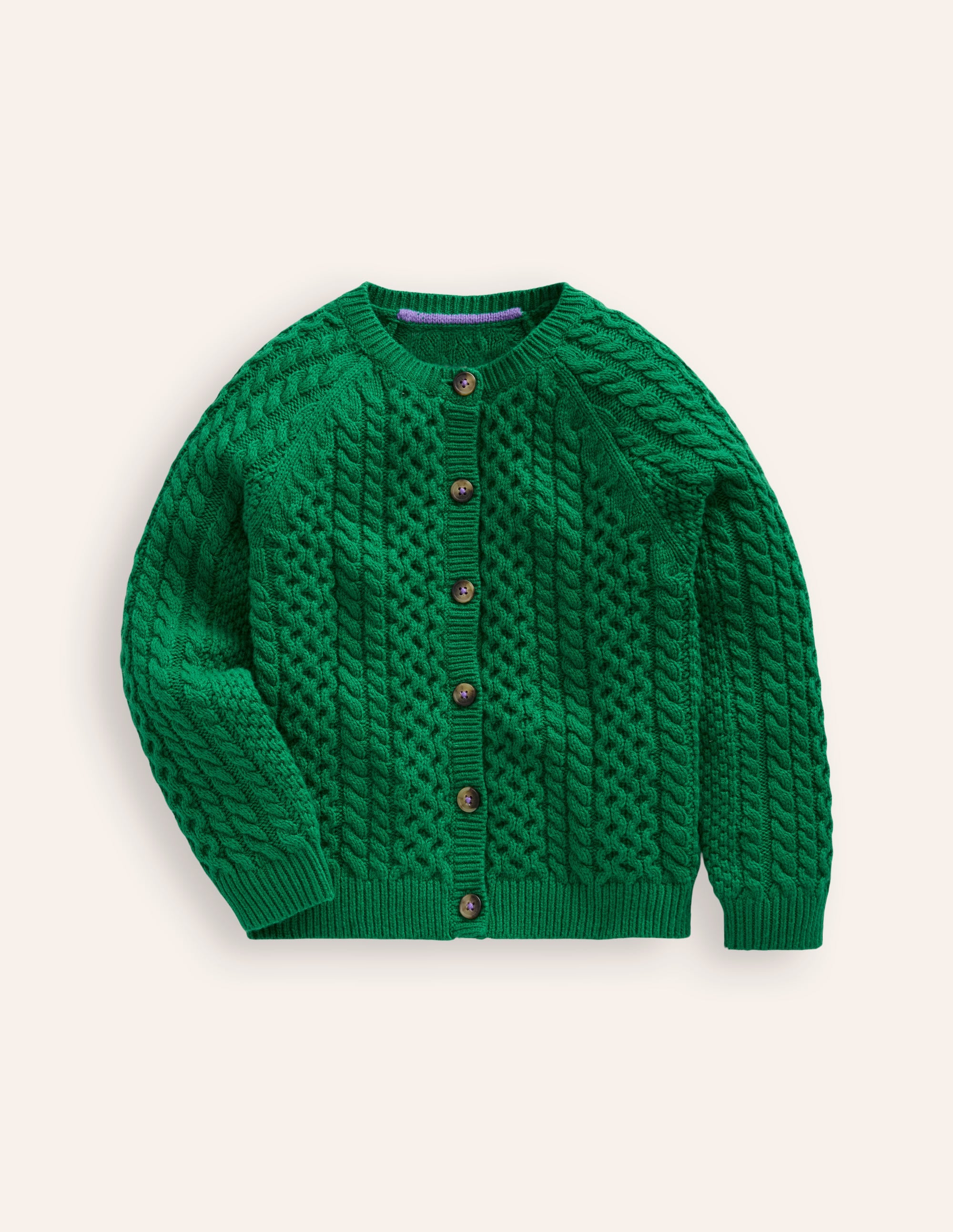 Cardigan torsadé-Vert profond - Image 1