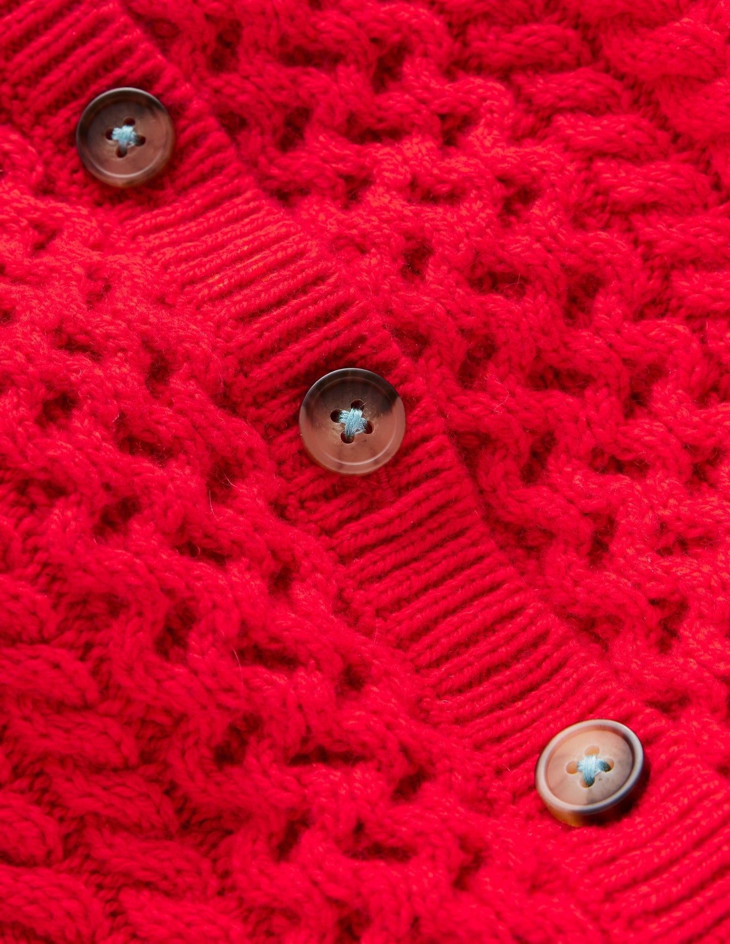 Strickjacke mit Zopfmuster-Anemone Honeycomb Spot