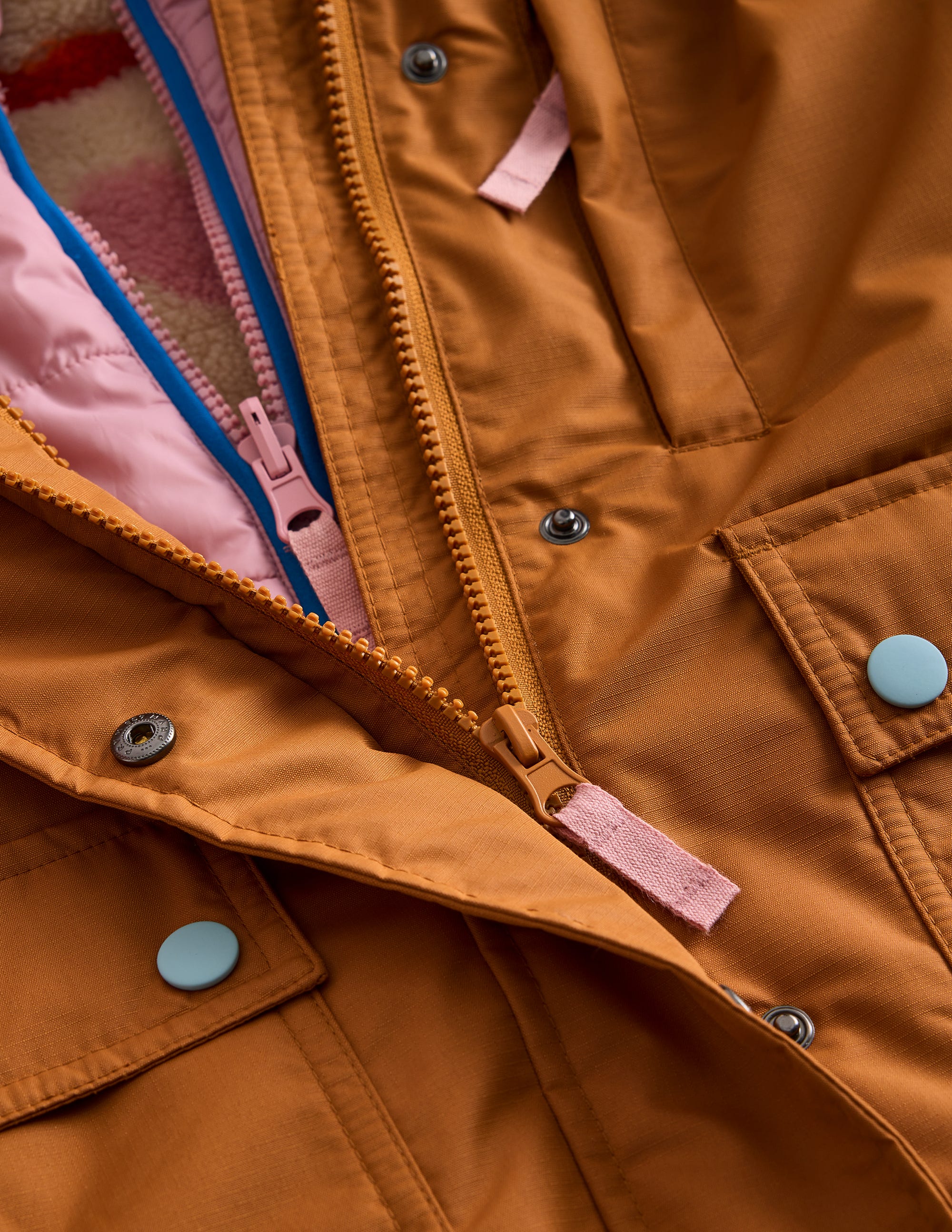 Manteau imperméable 4-en-1-Caramel - Image 3