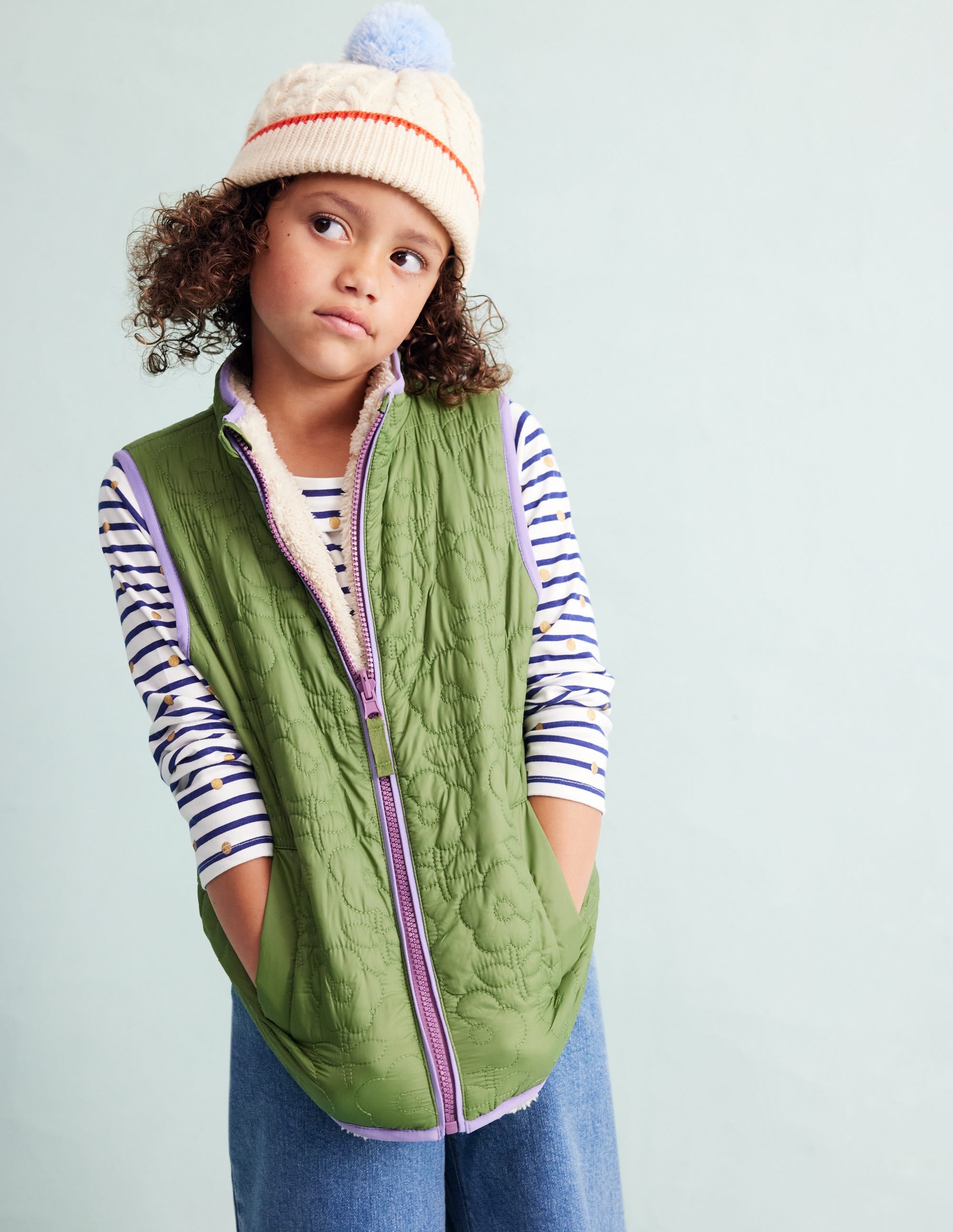 Manteau imperméable 4-en-1-Violet mûrier sauvage - Image 9