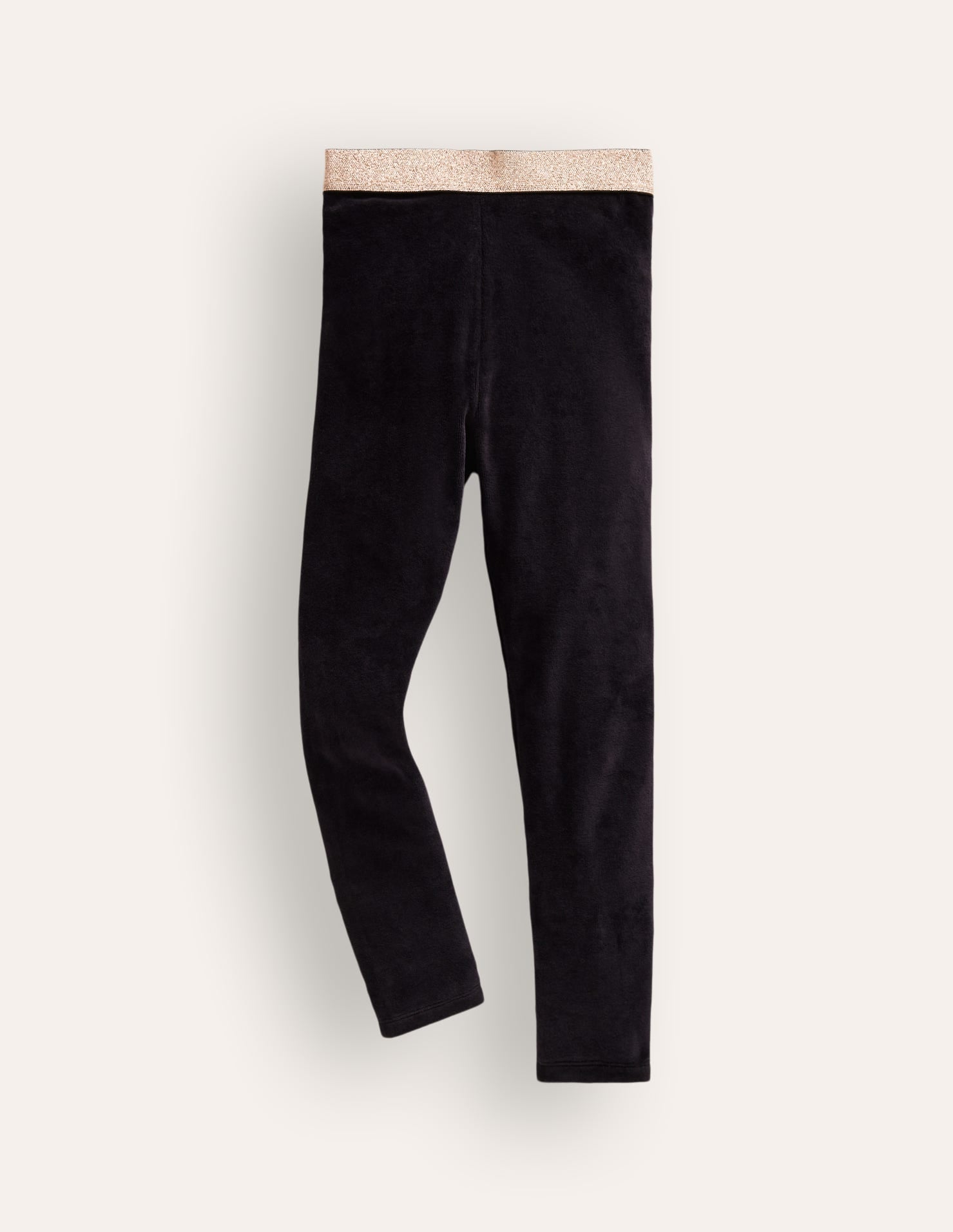 Legging en velours-Noir - Image 1
