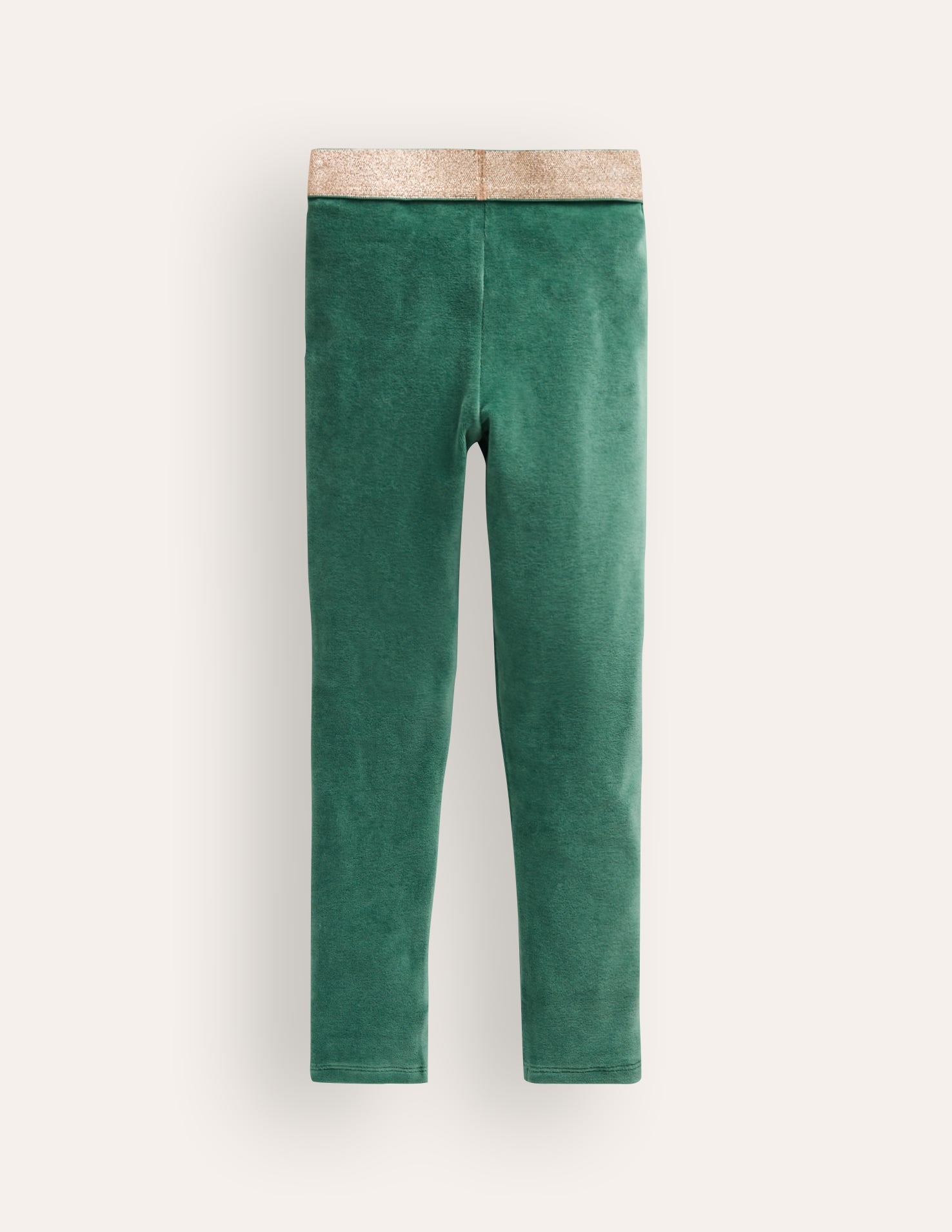 Leggings aus Samt-Jade - Image 2