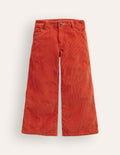 Jeans mit weitem Bein-Gebrannte Ockerorange
