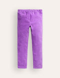 Legging en velours côtelé-Violet aster